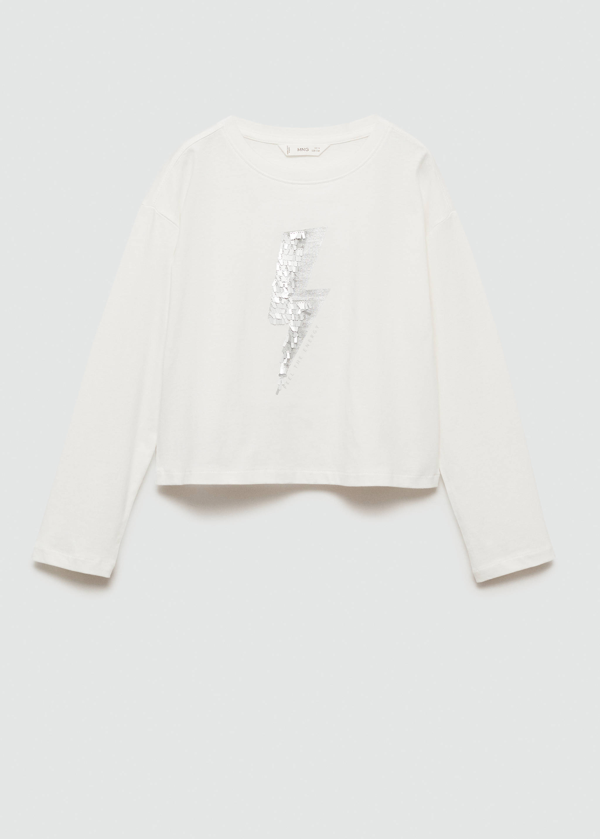 Camiseta estampado lentejuelas - Artículo sin modelo