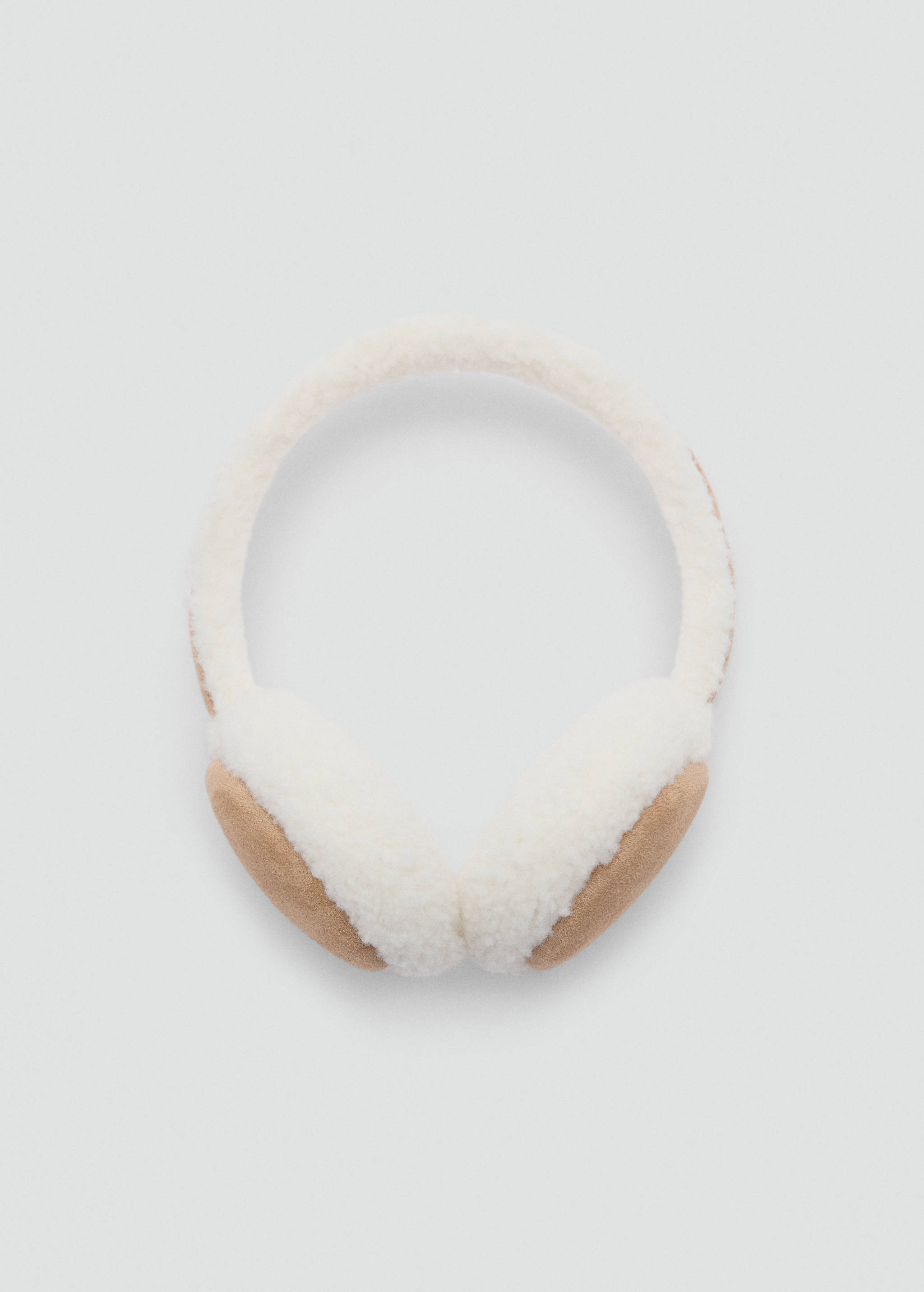 Shearling-effect earmuffs - Article without model