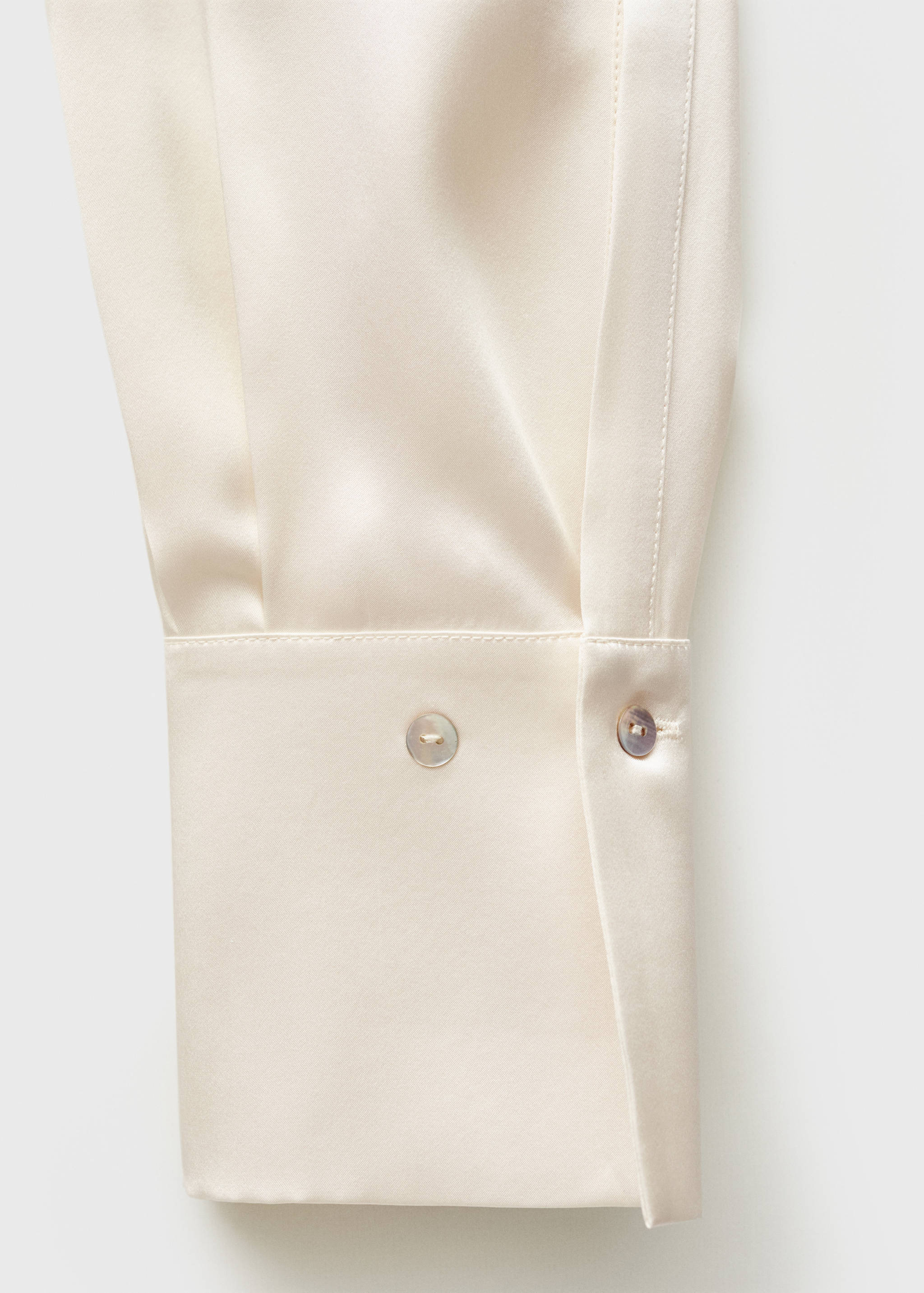 100% silk satin shirt - Details of the article 0