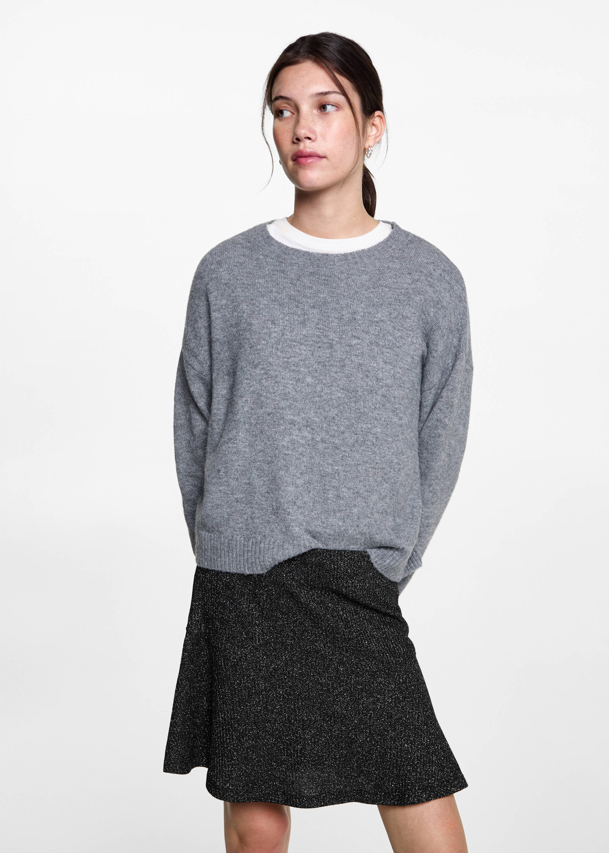 Lurex knitted skirt - Medium plane