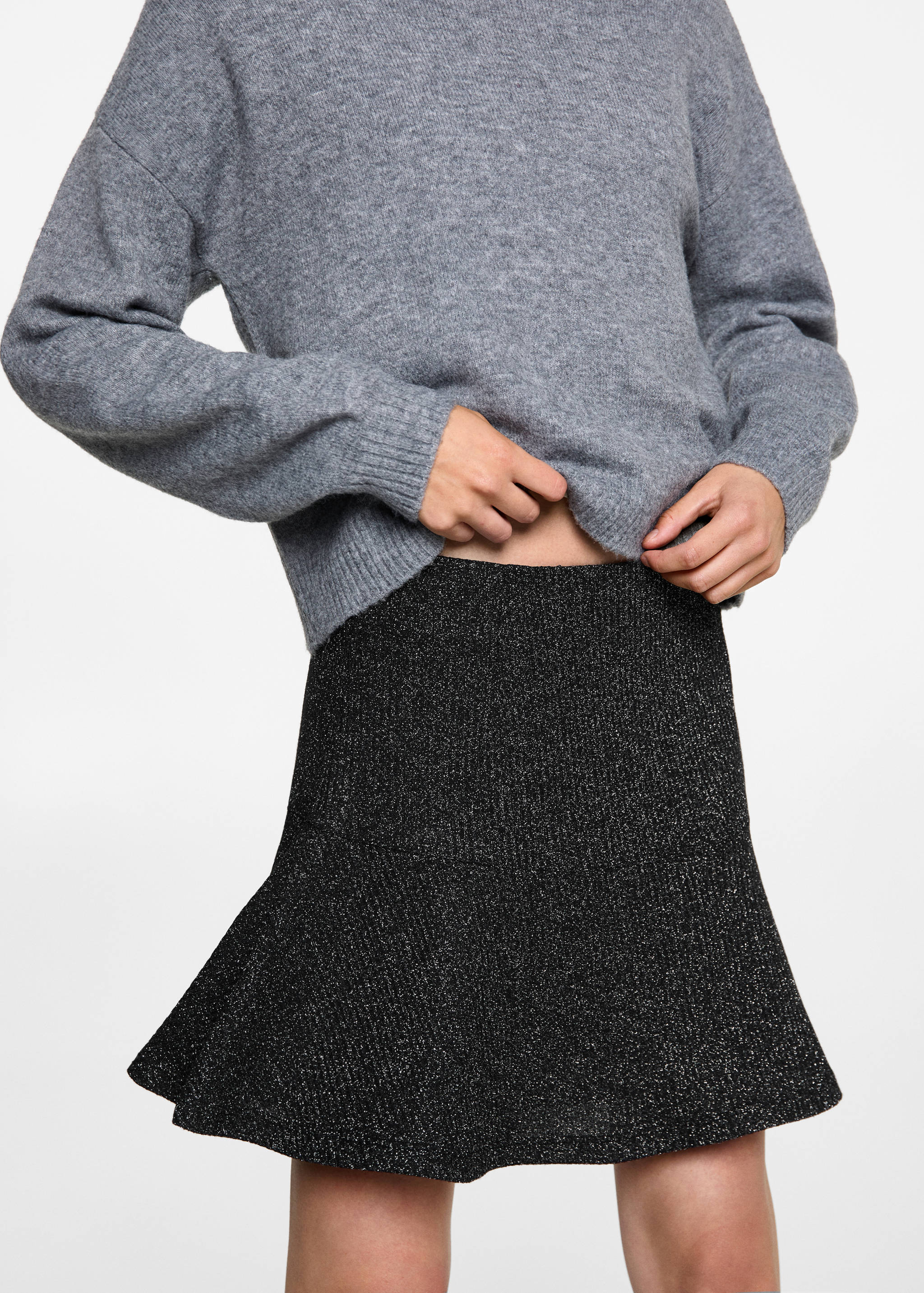 Lurex knitted skirt - Details of the article 6