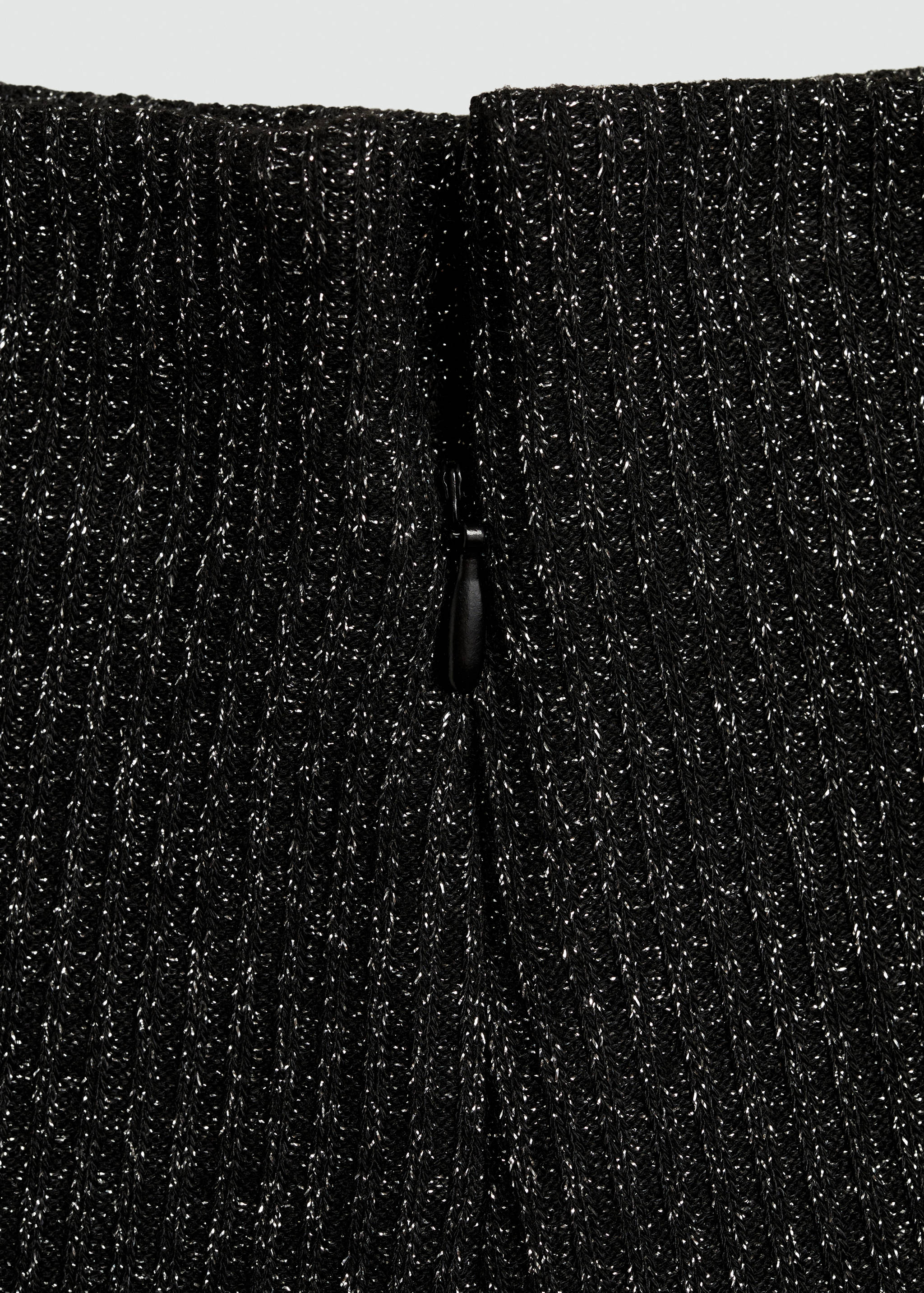 Lurex knitted skirt - Details of the article 0