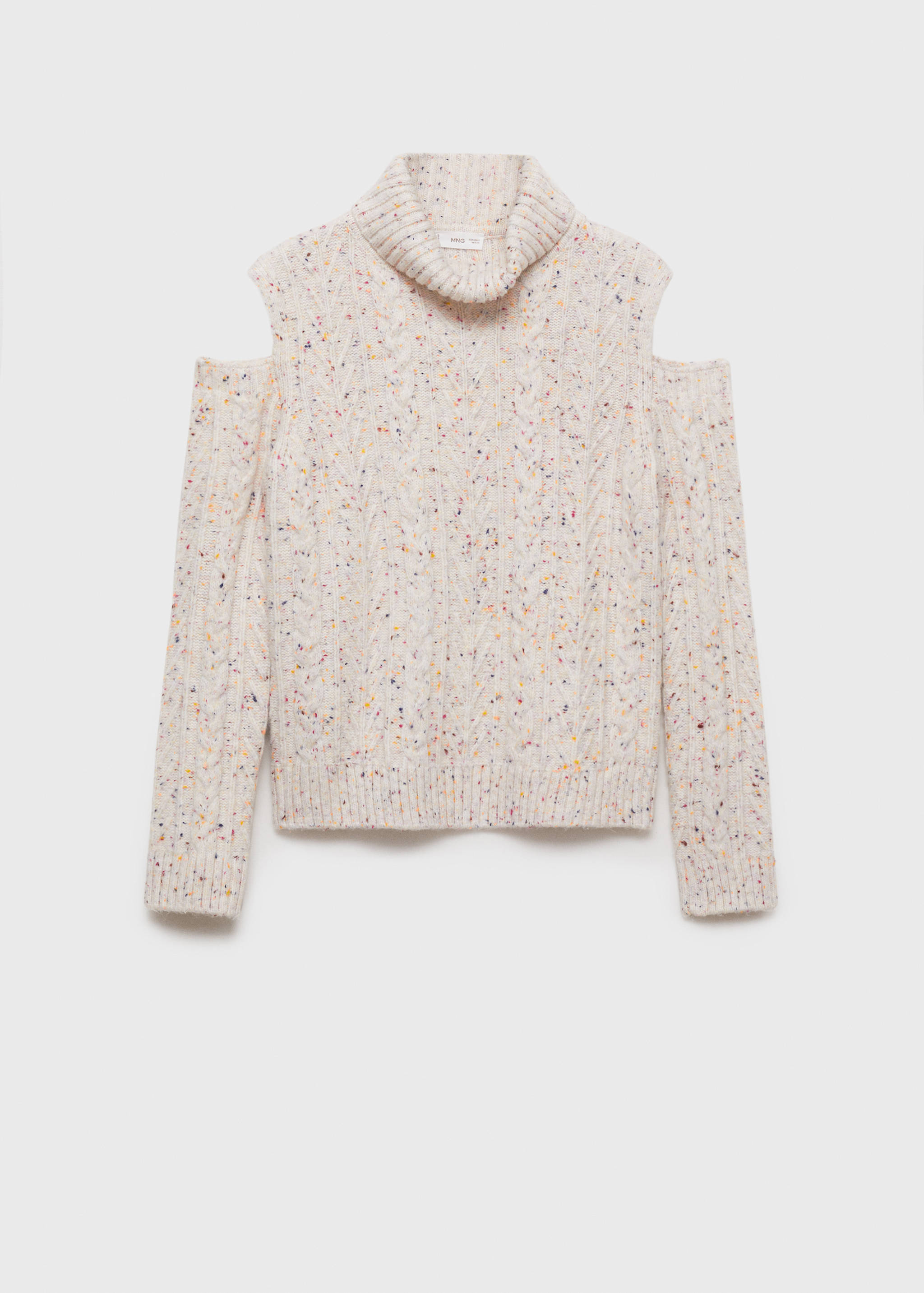 Knitted sweater with openings - Article without model