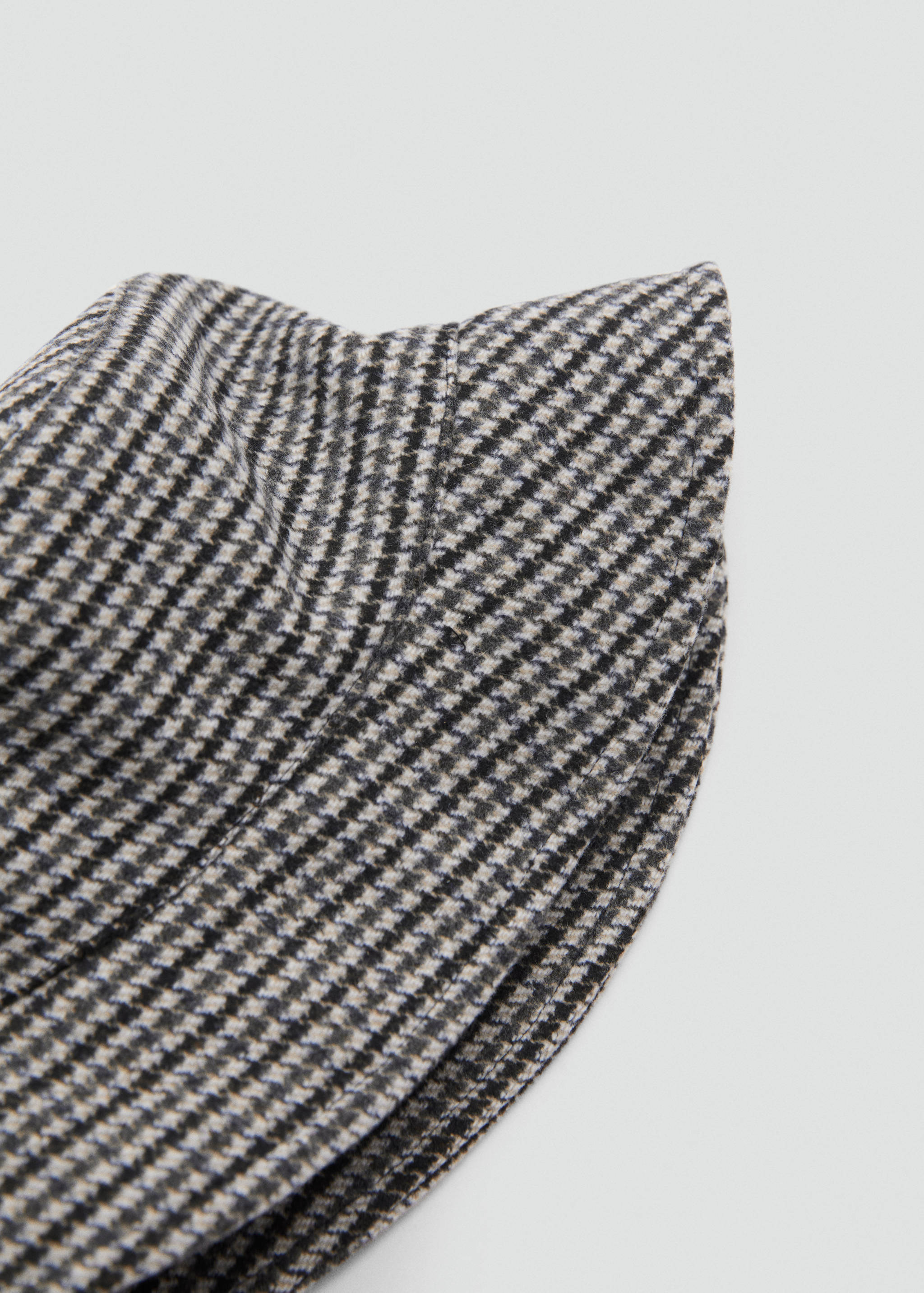 Houndstooth pattern bucket hat - Details of the article 1