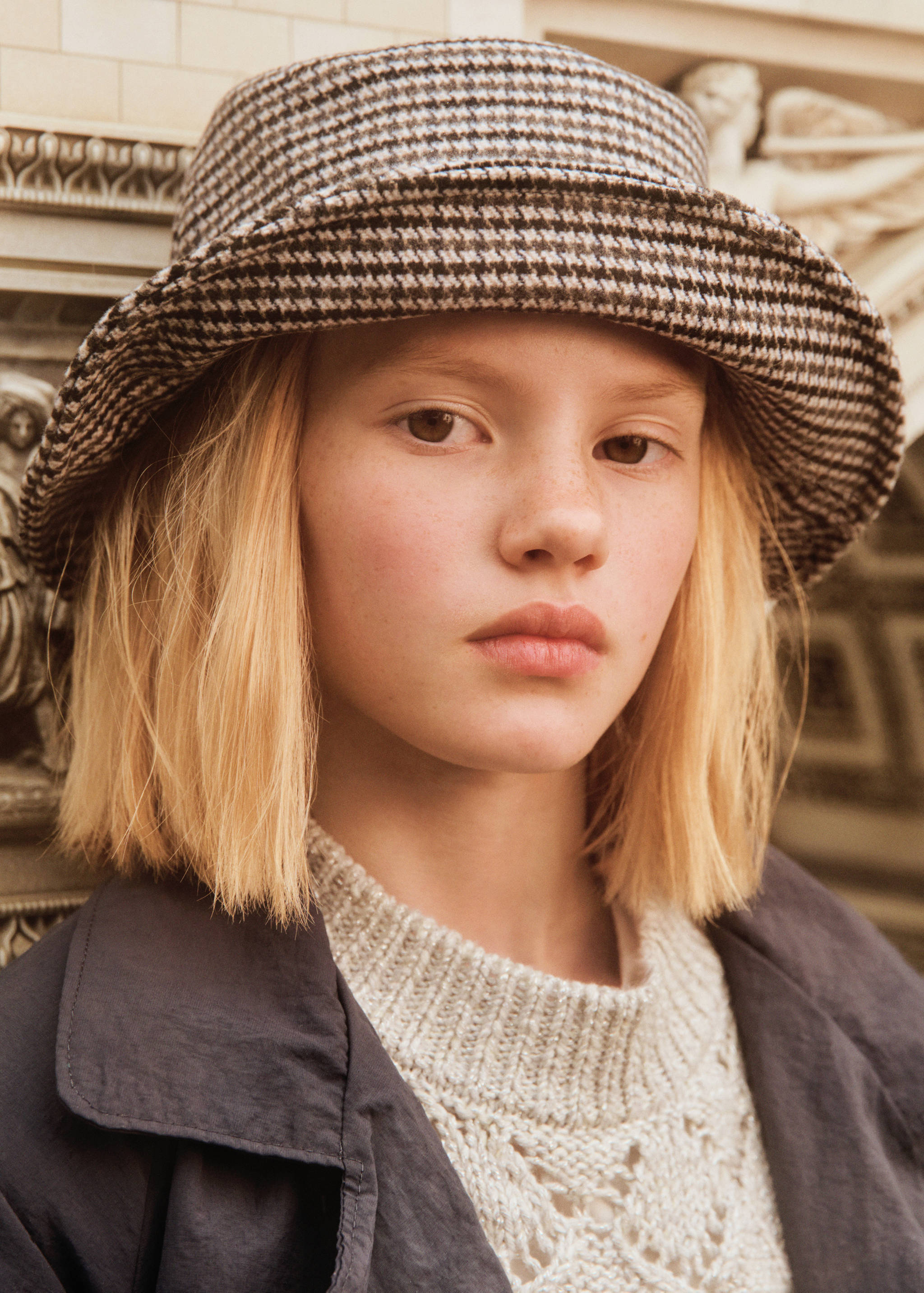 Houndstooth pattern bucket hat - Details of the article 5