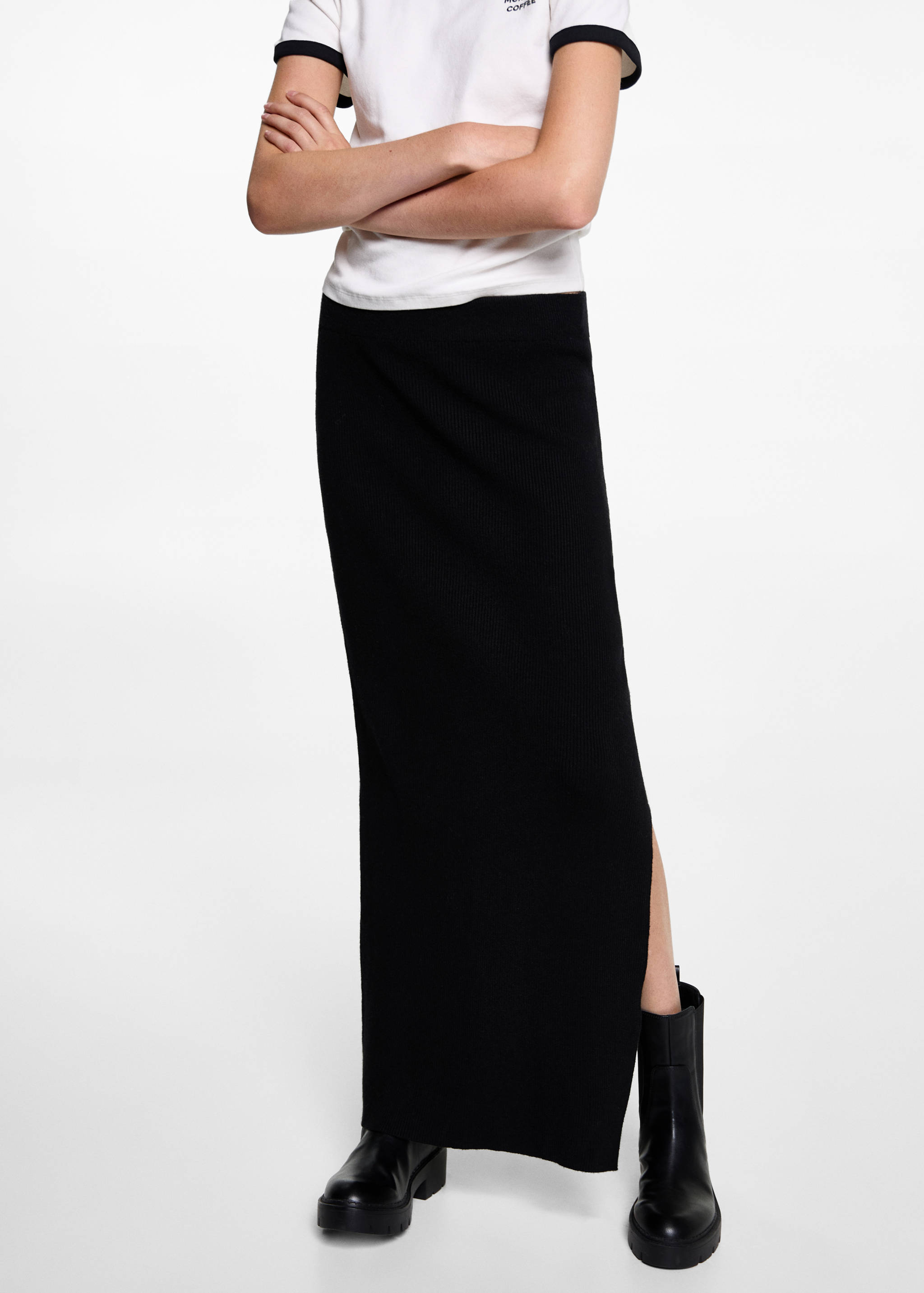 Cable knit skirt - Medium plane