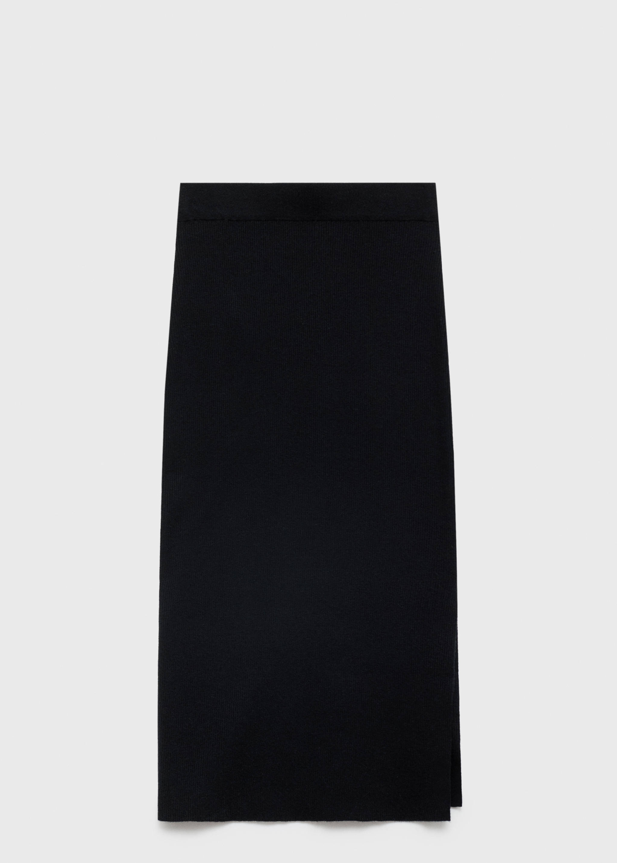 Cable knit skirt - Article without model