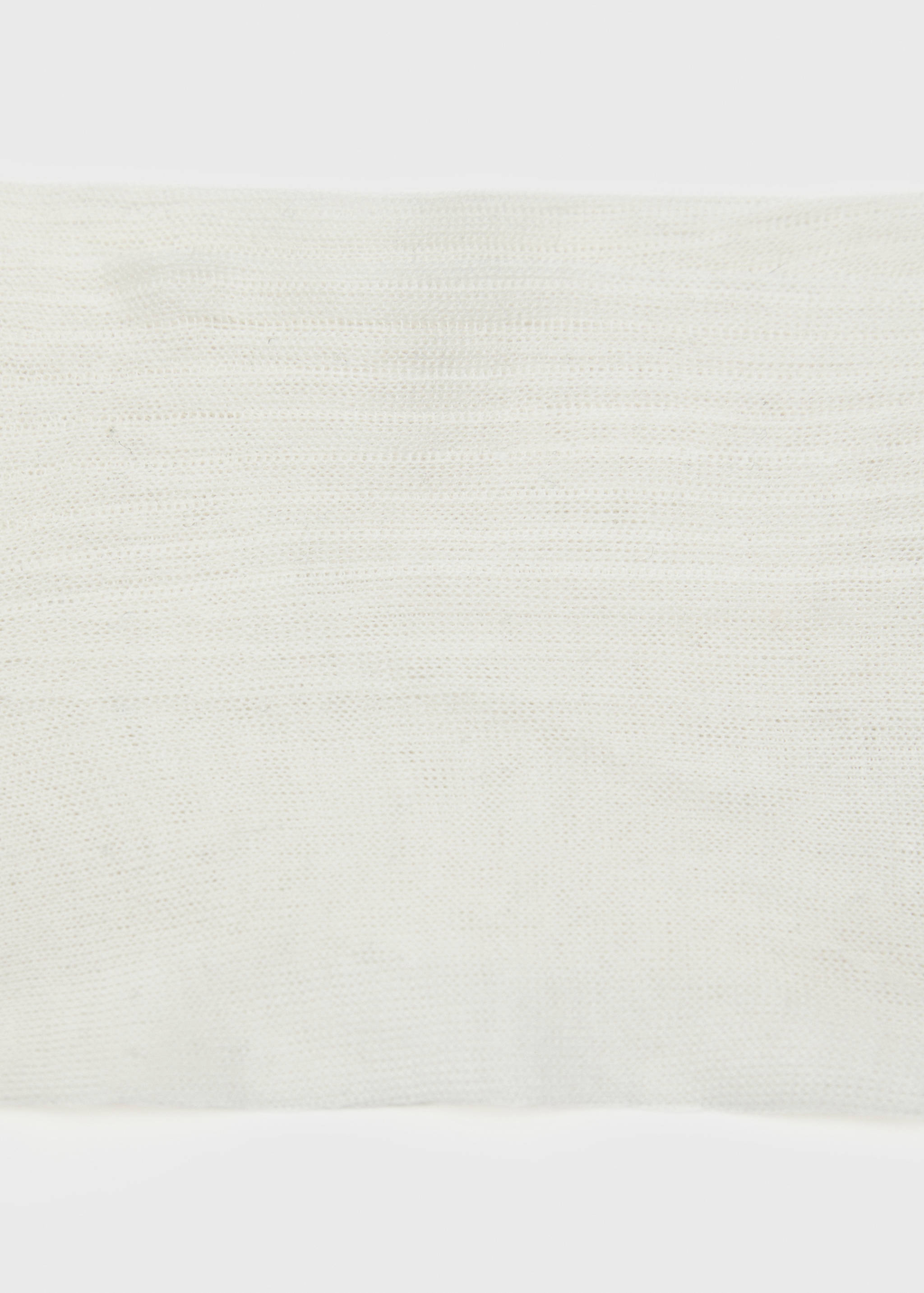 罗纹棉质短袜 - null