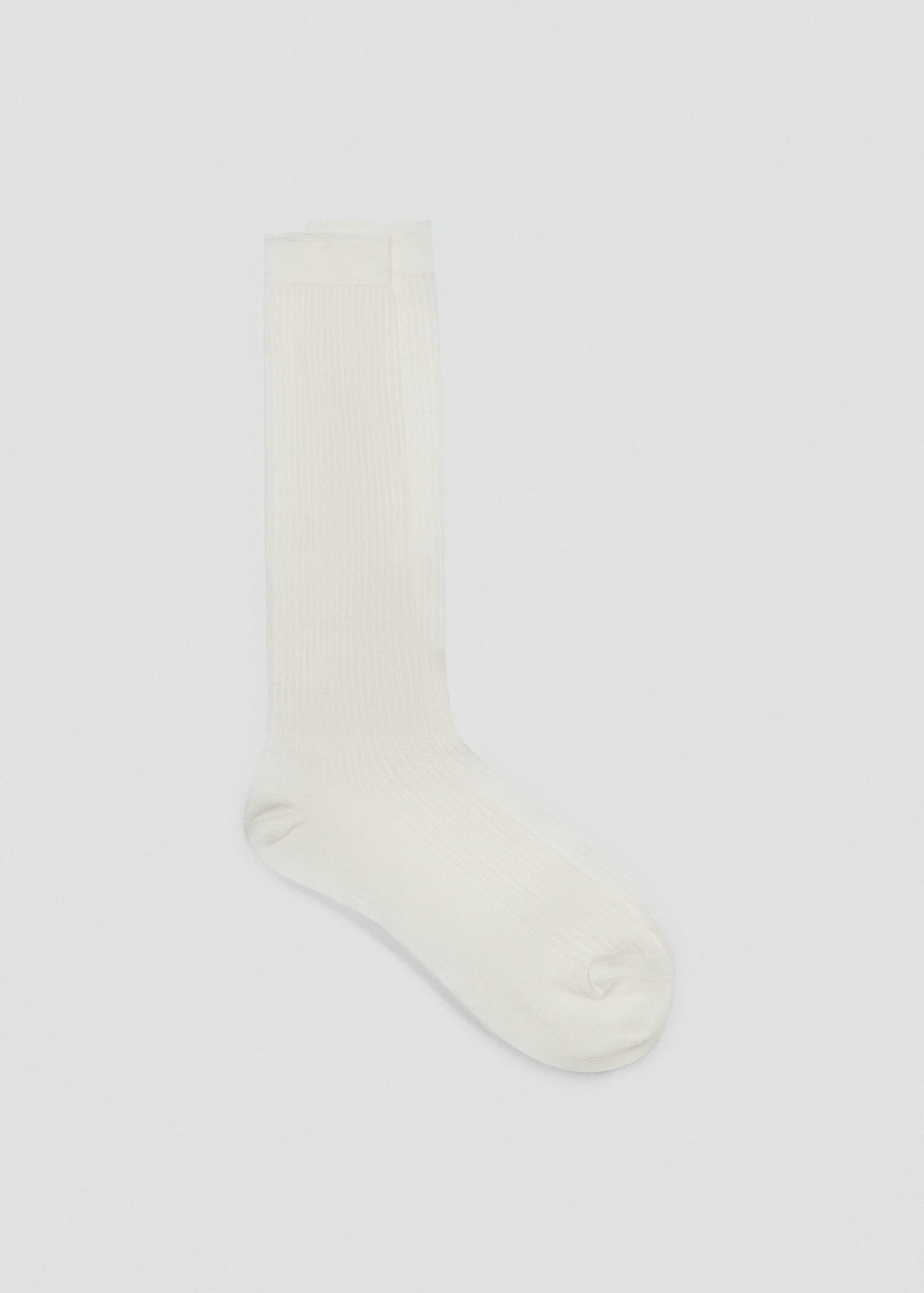 Ribbed cotton socks - Article without model