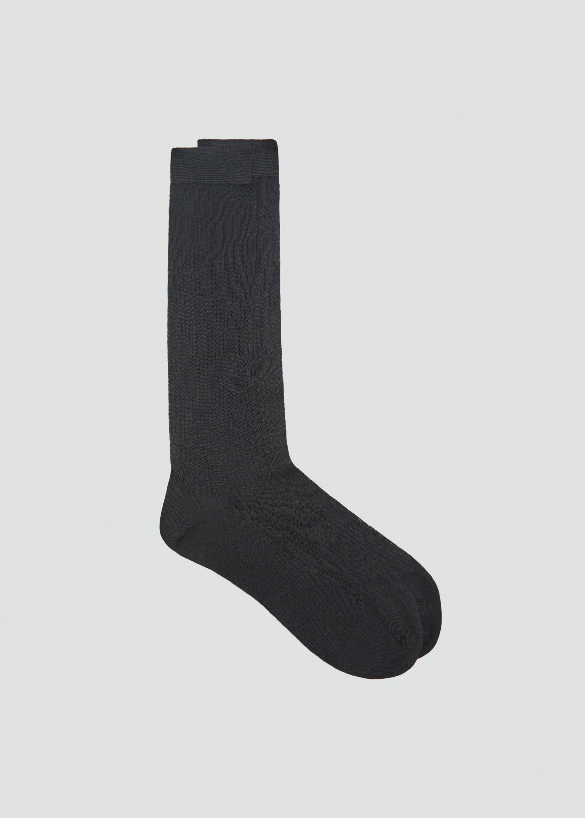 Ribbed cotton socks - Article without model