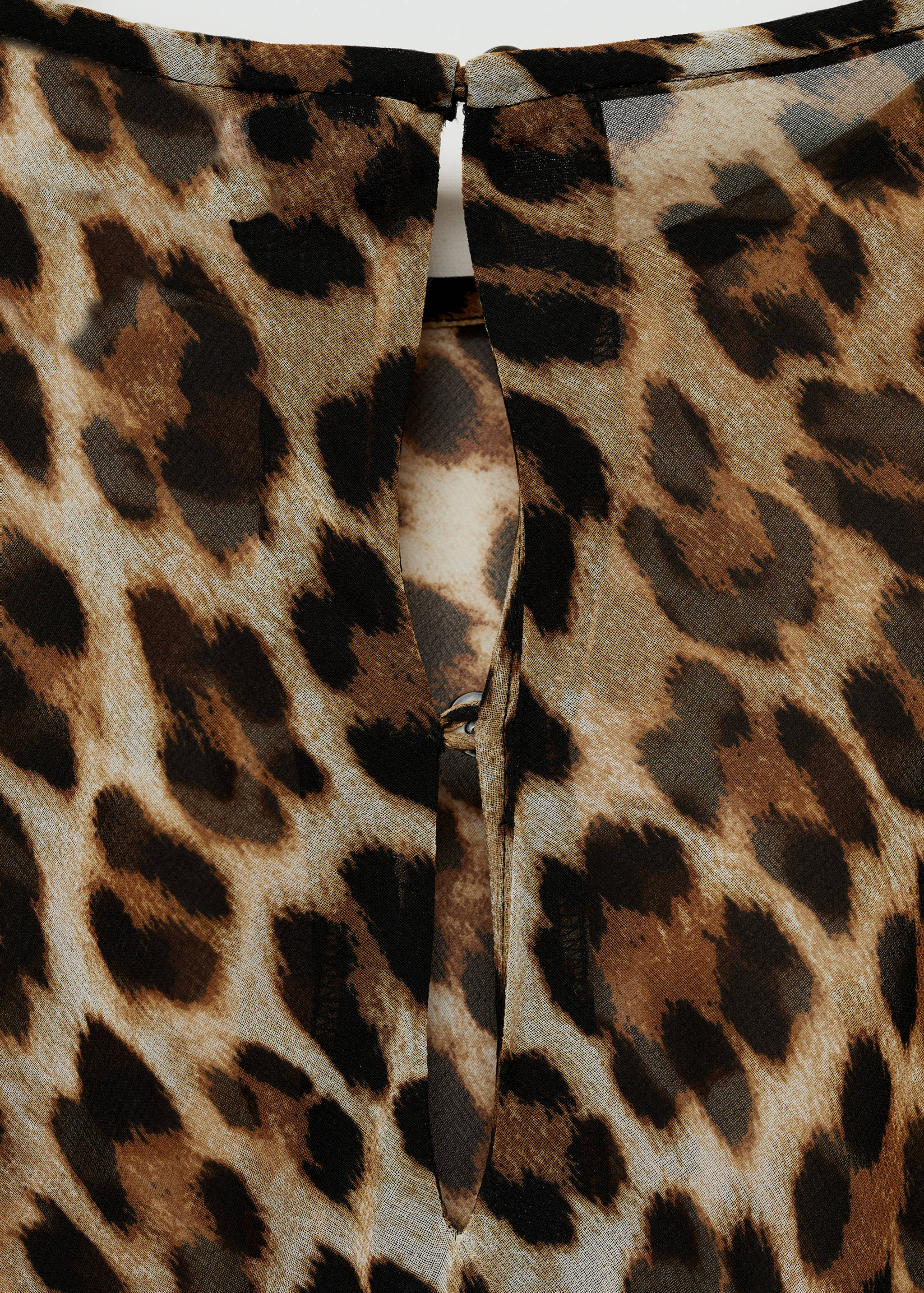Leopard print blouse - Details of the article 0