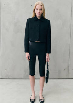 Crop tweed jacket — Black 6