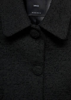 Crop tweed jacket — Black 8