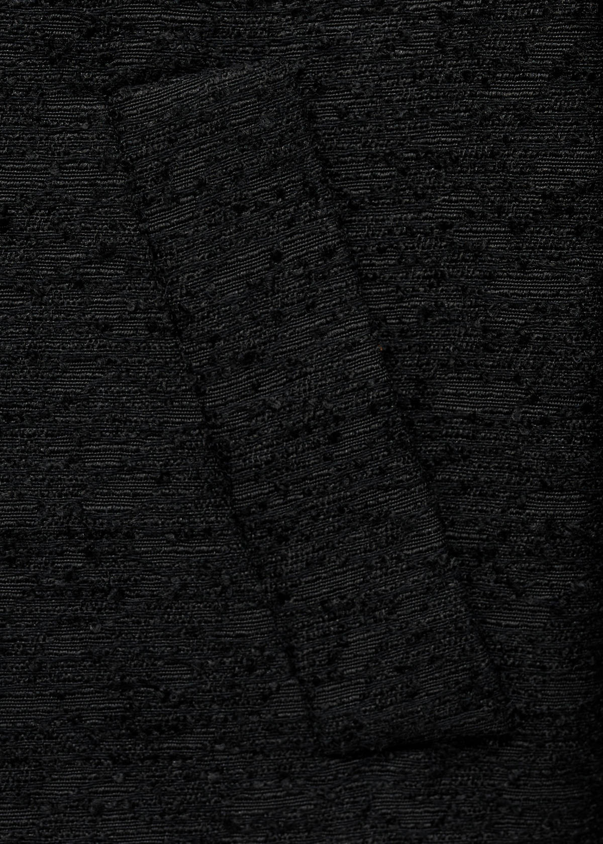 Crop tweed jacket — Black