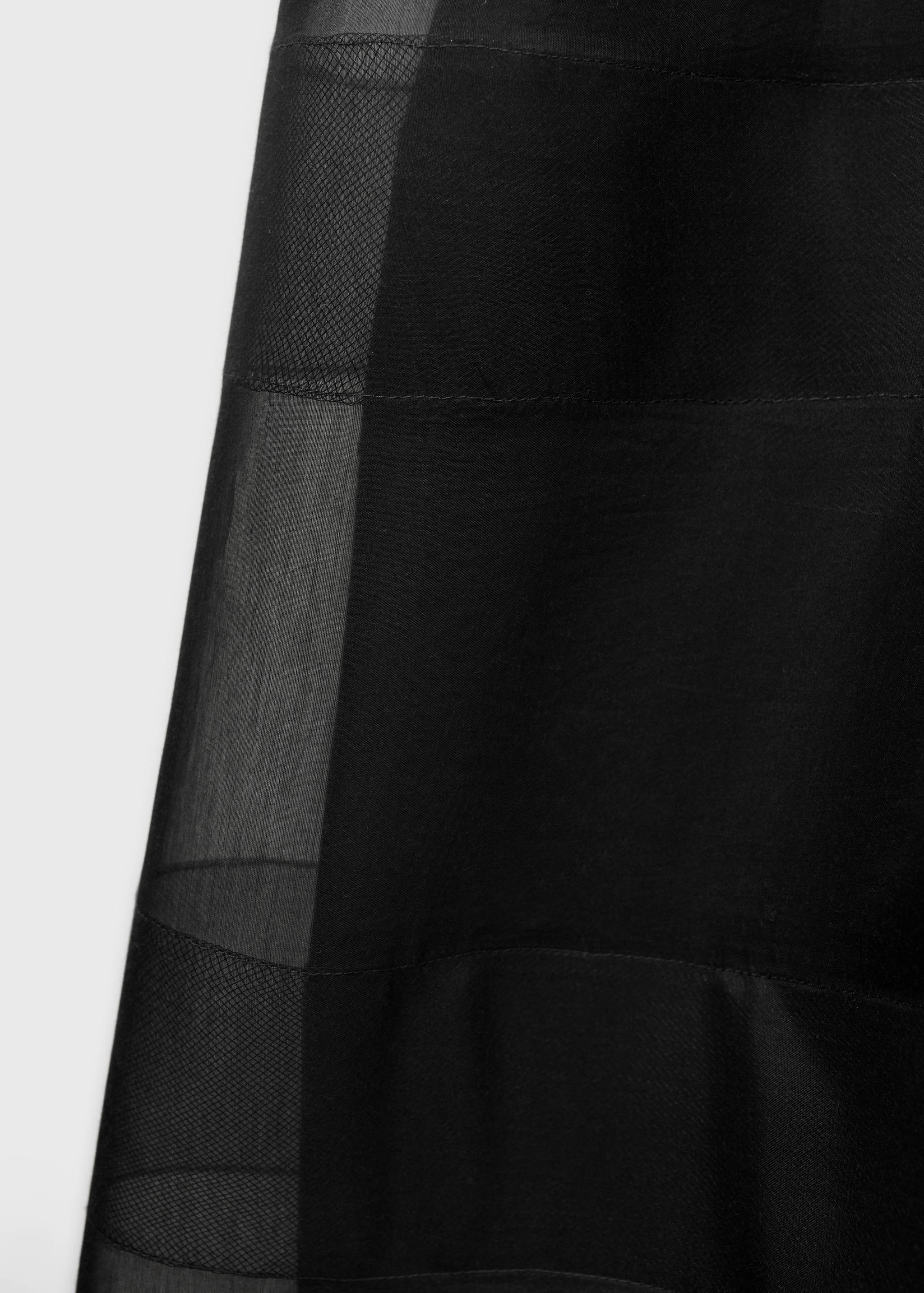 Korsettkjole med halvgjennomsiktig skjørt - Artikkeldetalj 0