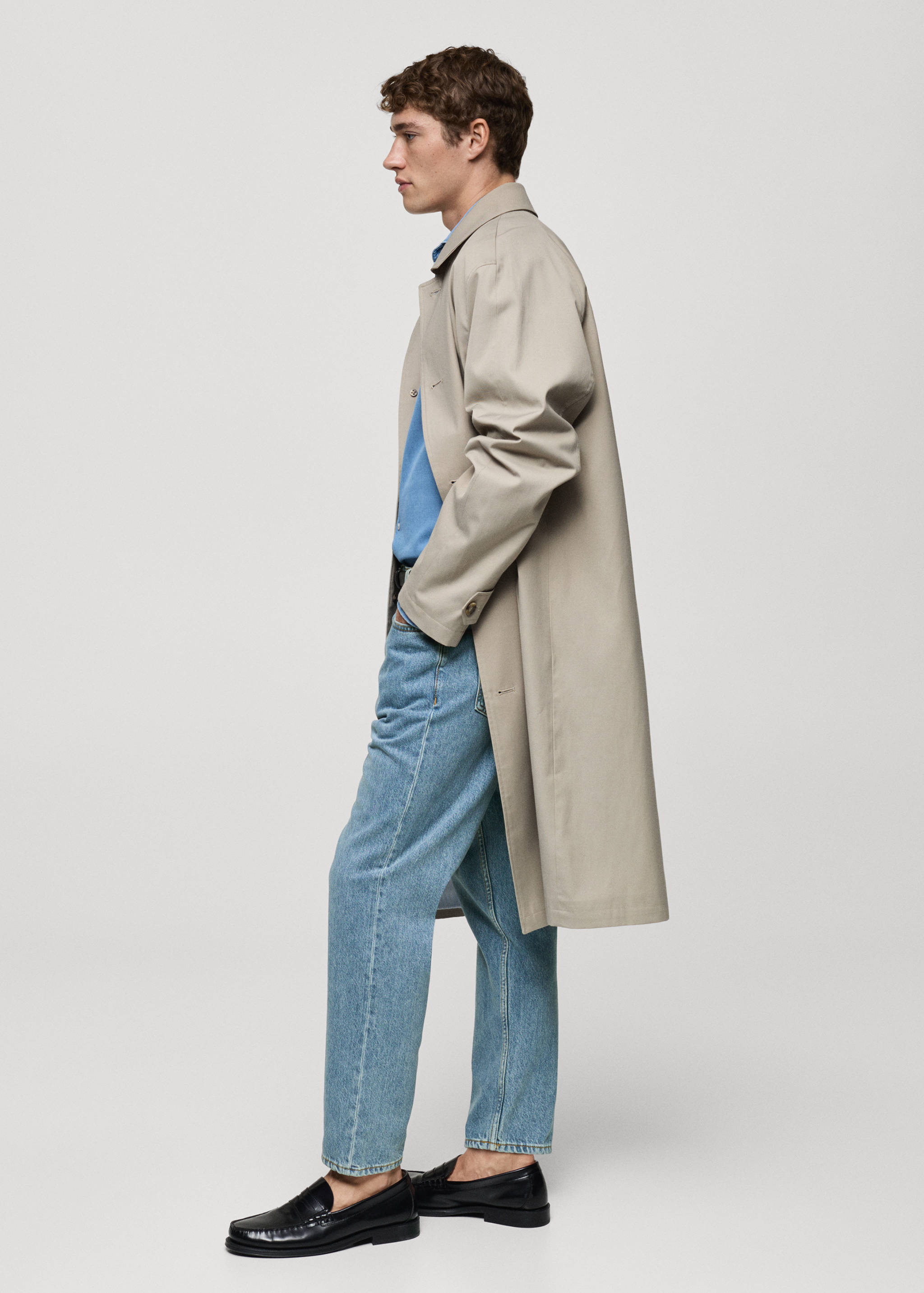 Jeans tapered-fit lavado claro - Detalle del artículo 2