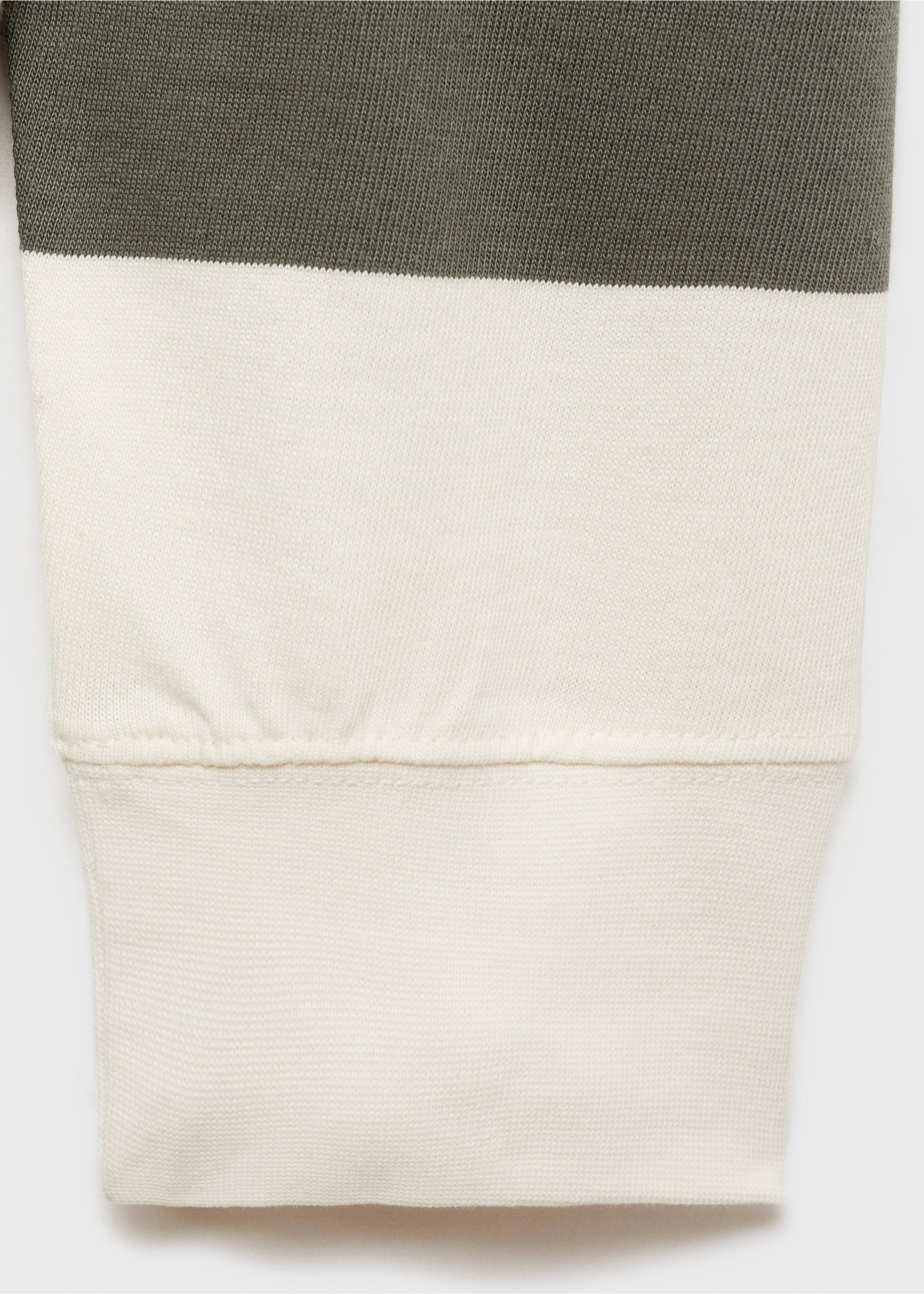 100% cotton striped regular-fit polo shirt - Details of the article 0, Green. Ref: 77057112-00.