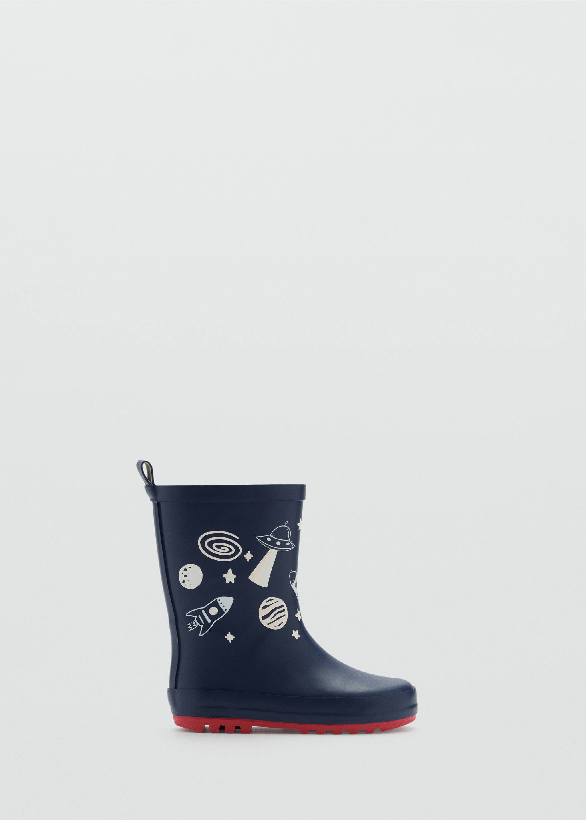 Bottes de pluie espace - Article sans modèle, Bleu marine foncé. Ref: 77057116-00.