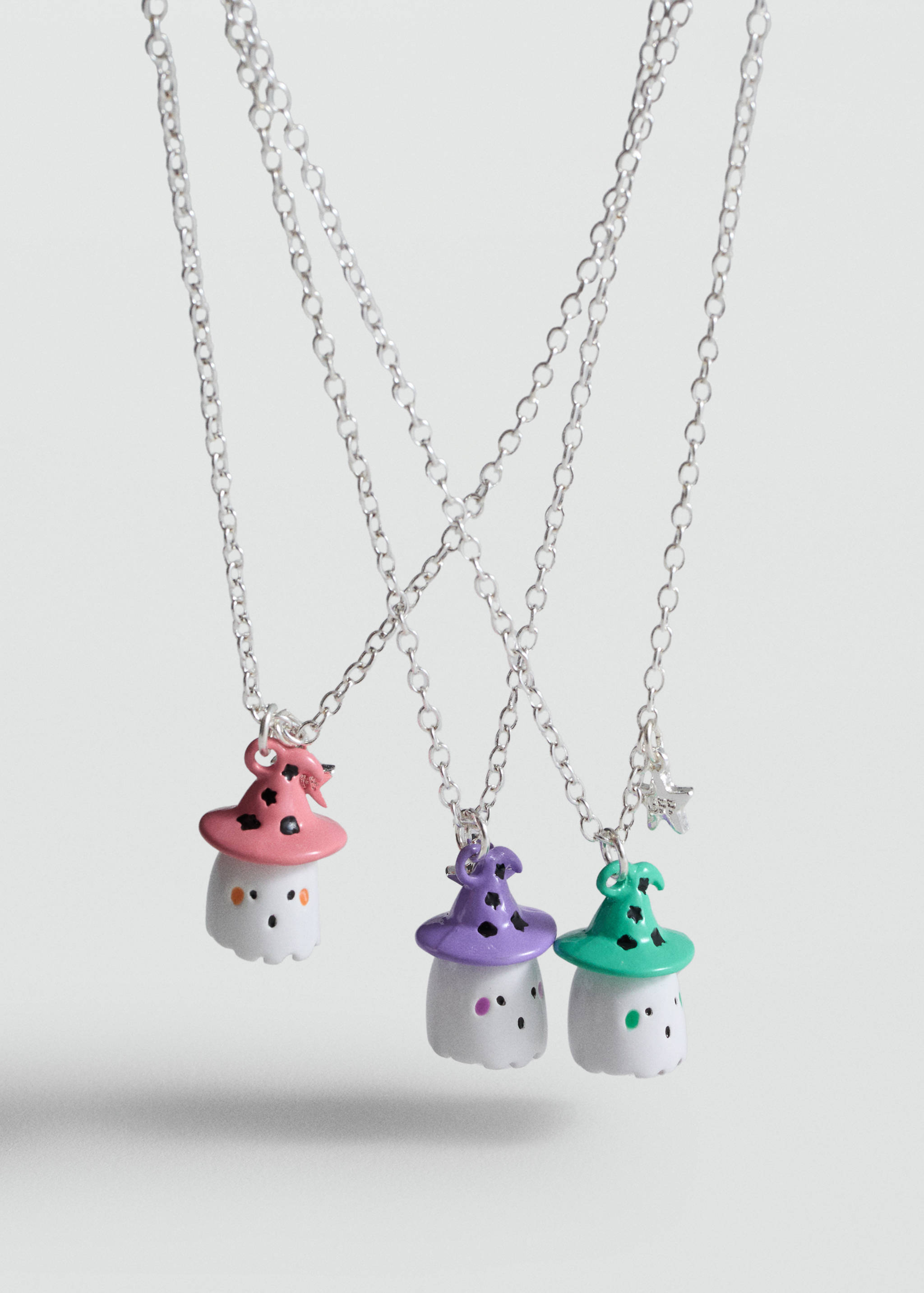 Pack of 3 Halloween necklaces - Medium plane