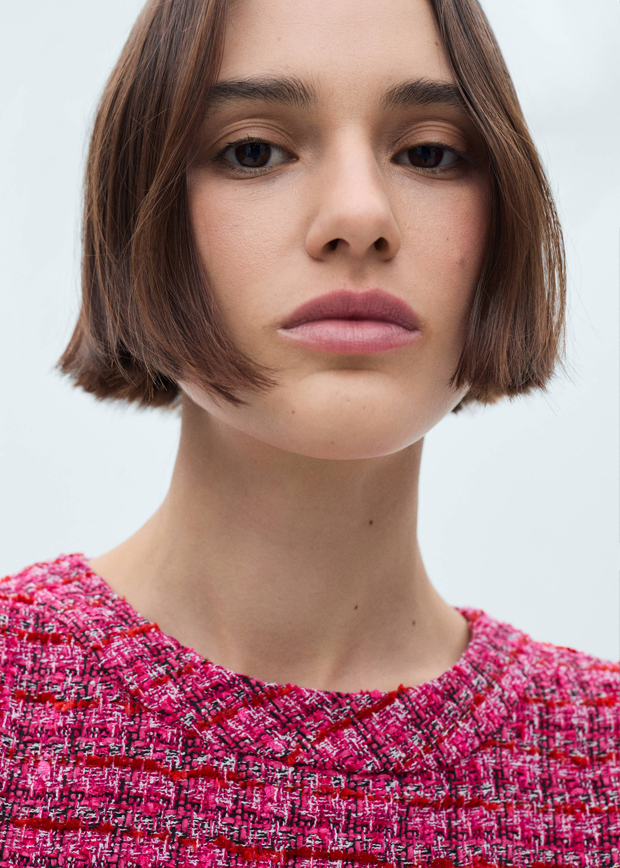 A-line tweed dress - Details of the article 1