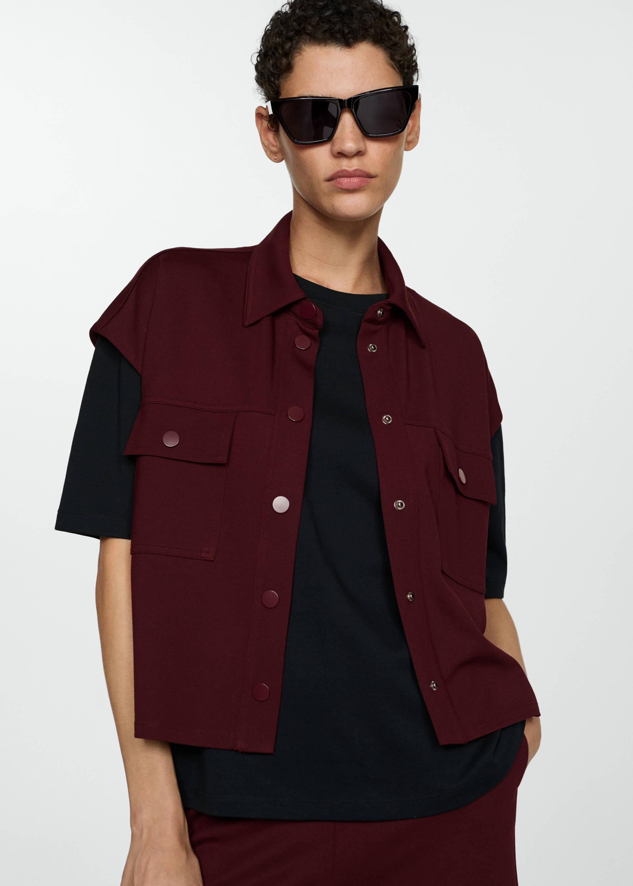 سروال قصير منسوج - تفاصيل المنتج 2