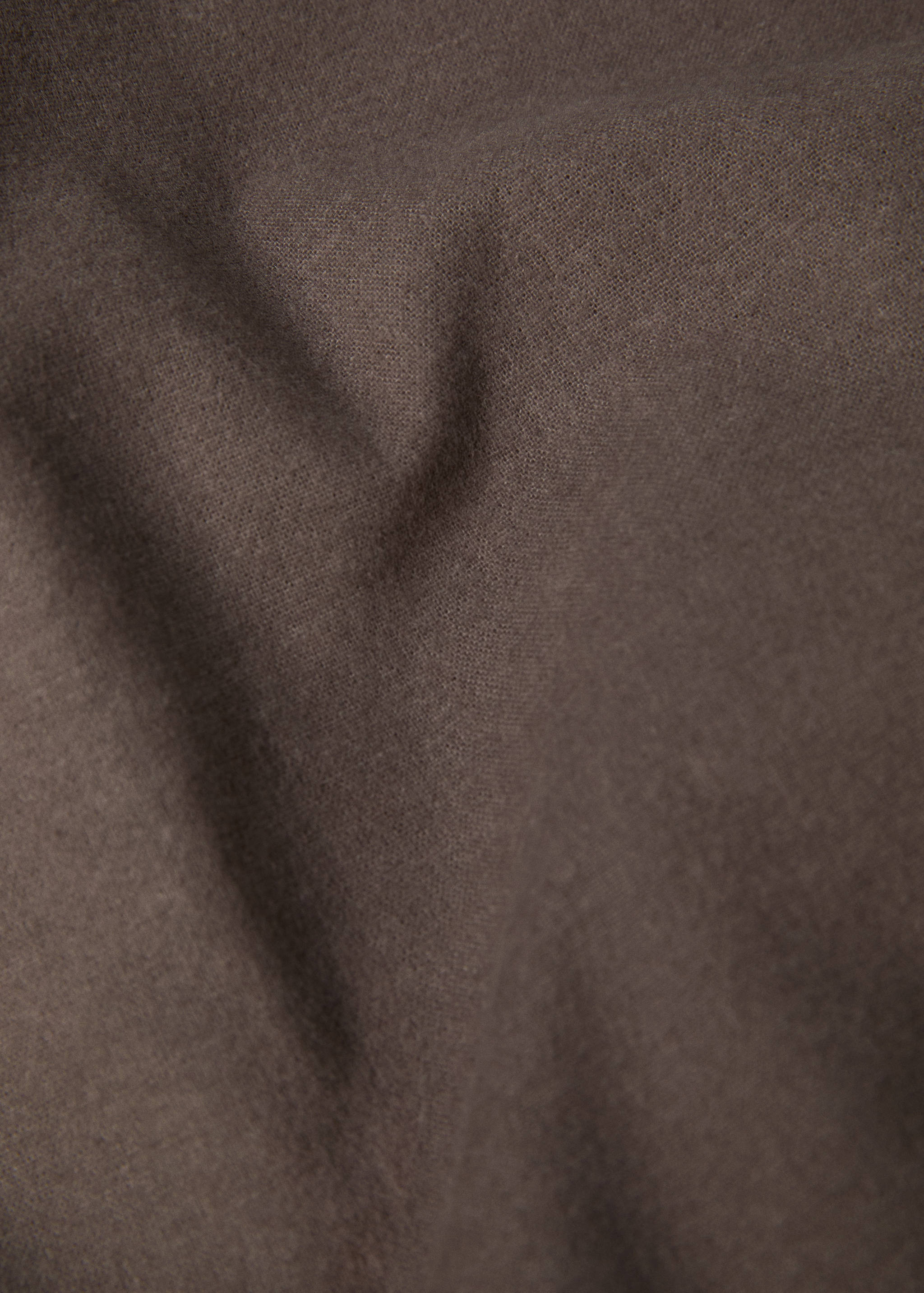 Plain flannel fitted sheet 150cm - Details of the article 1