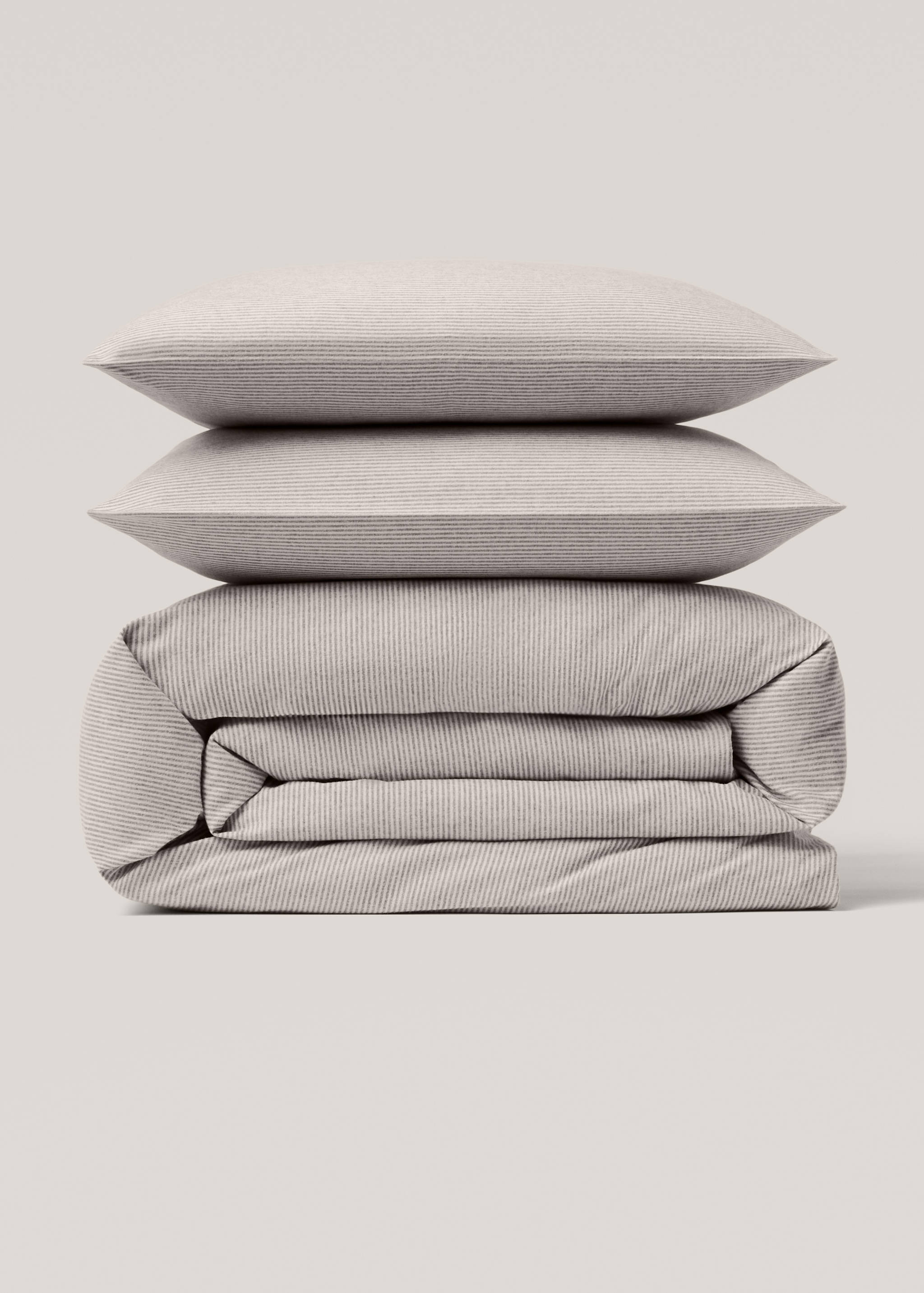 Funda nórdica algodón franela rayas cama 90cm - Artículo sin modelo