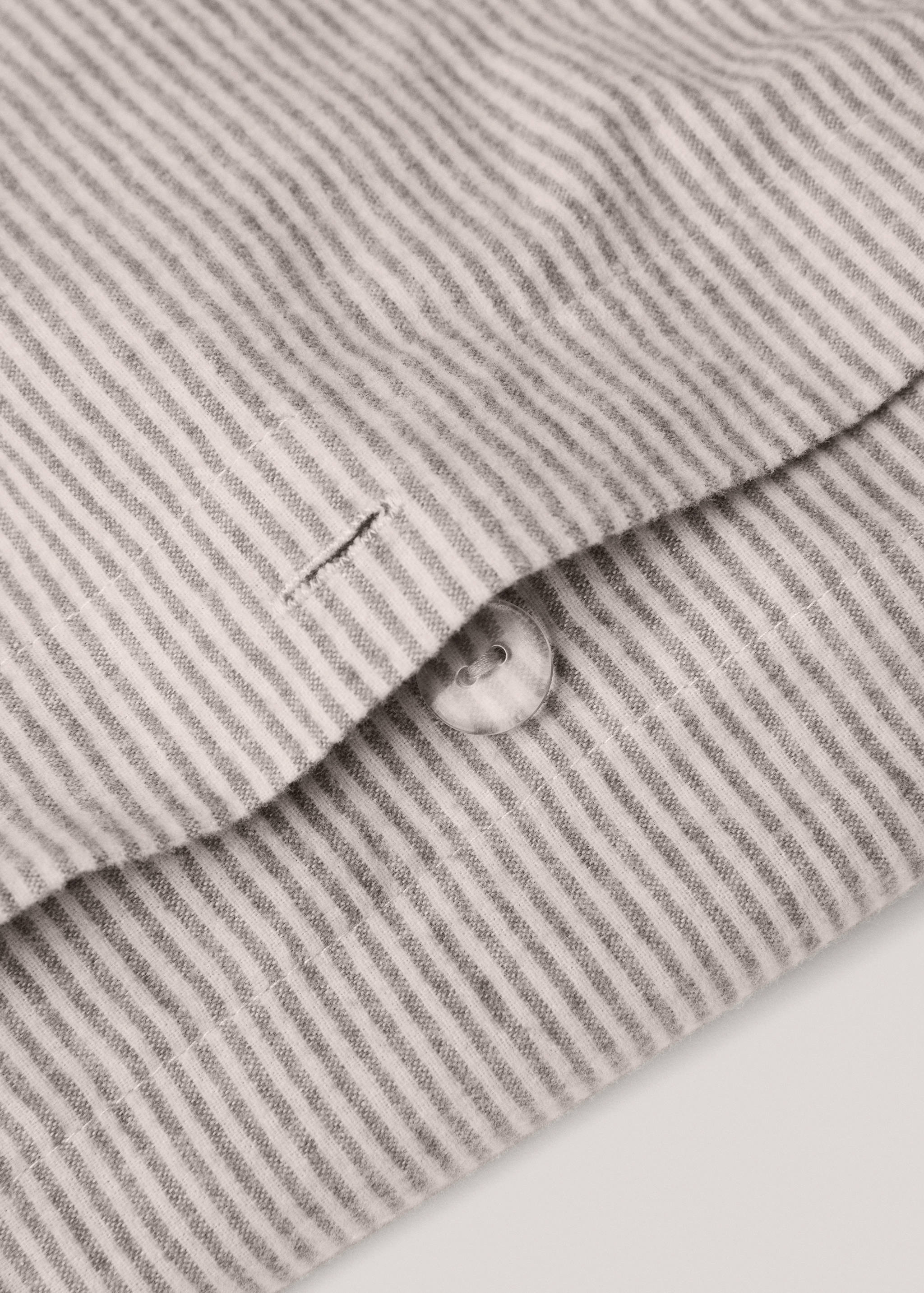 Funda nórdica algodón franela rayas cama 90cm - Detalle del artículo 1