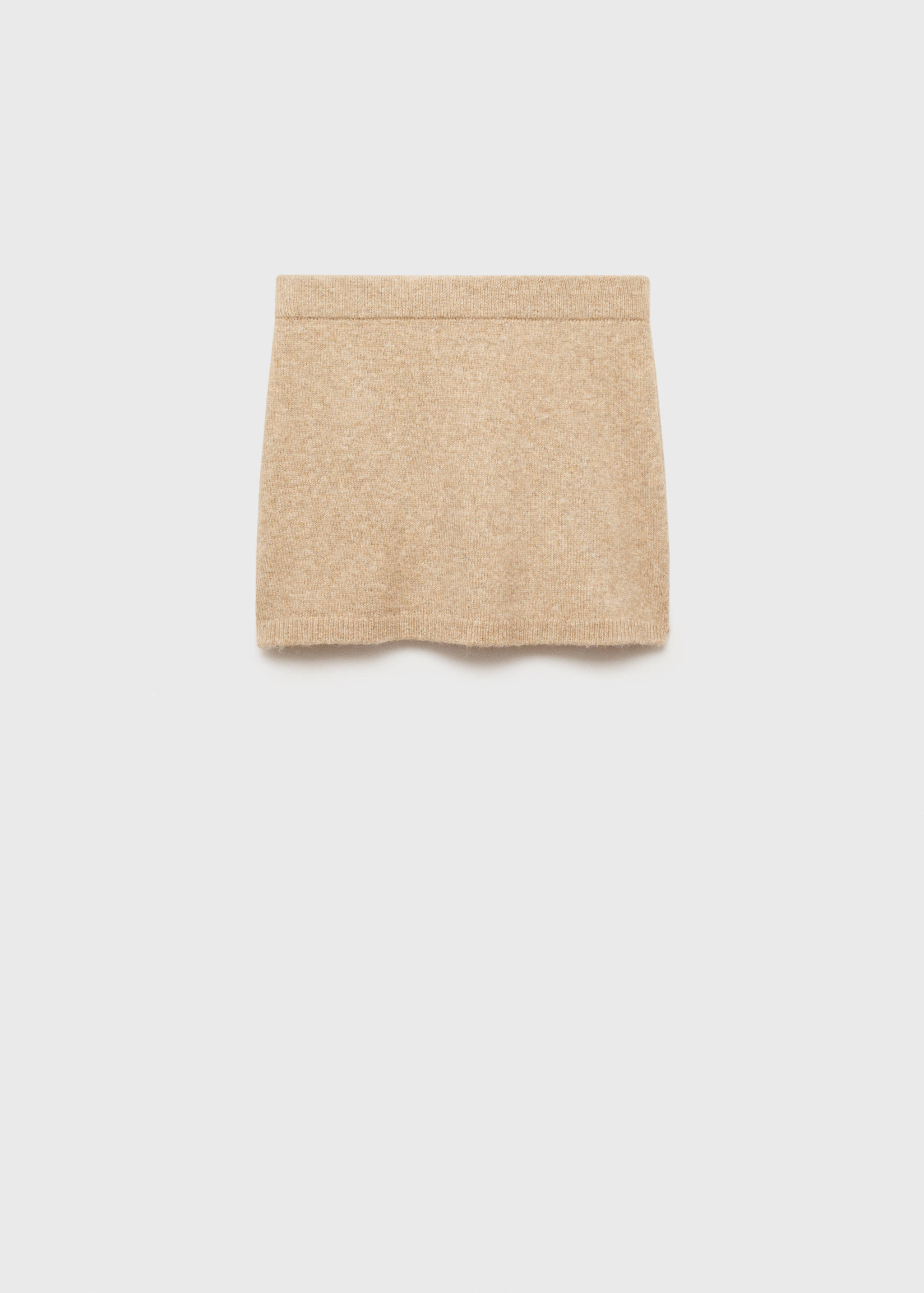 Трикотажная мини-юбка - Изделие без модели