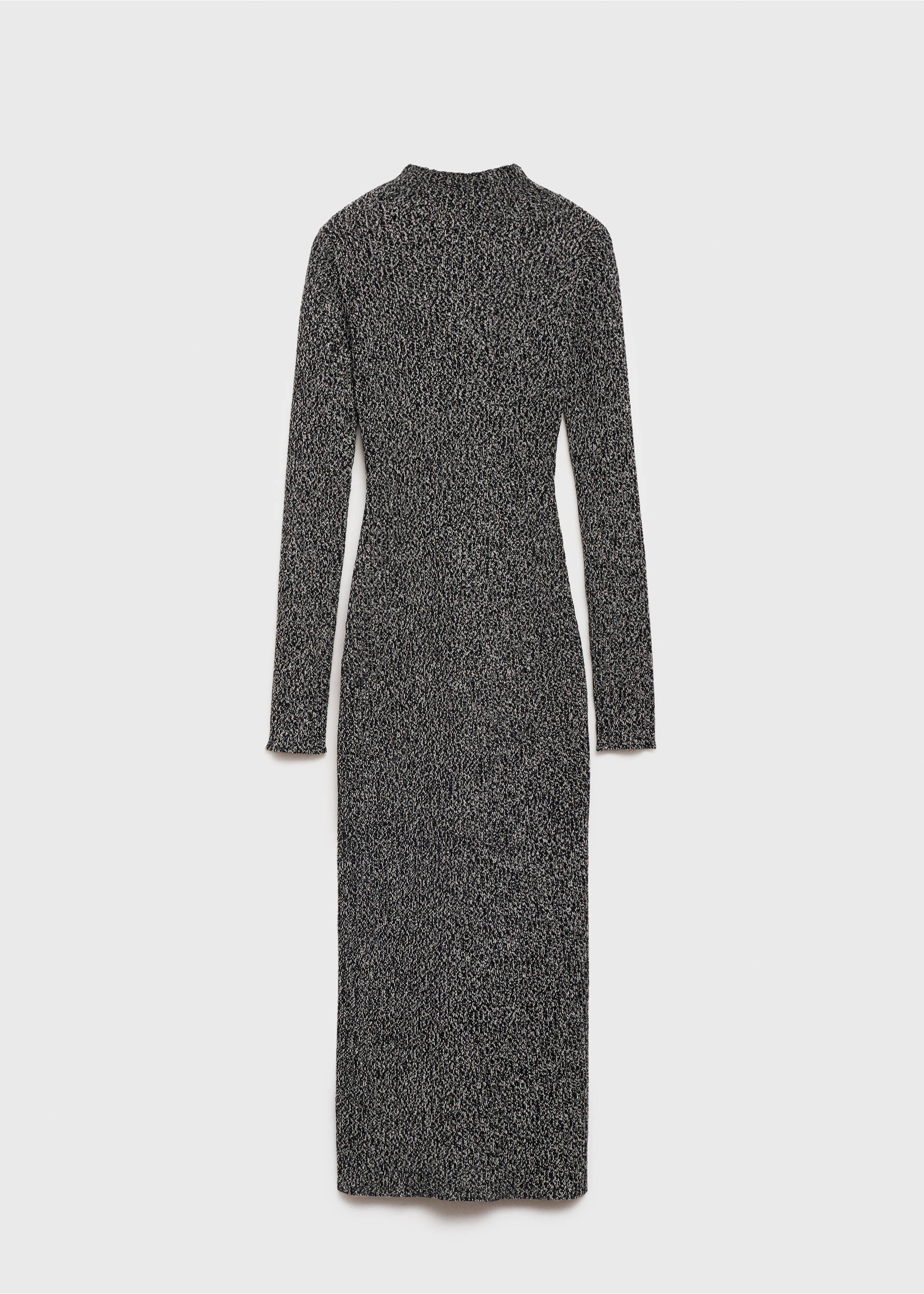 Flecked sweater dress - Article without model, Black. Ref: 77057665-00.
