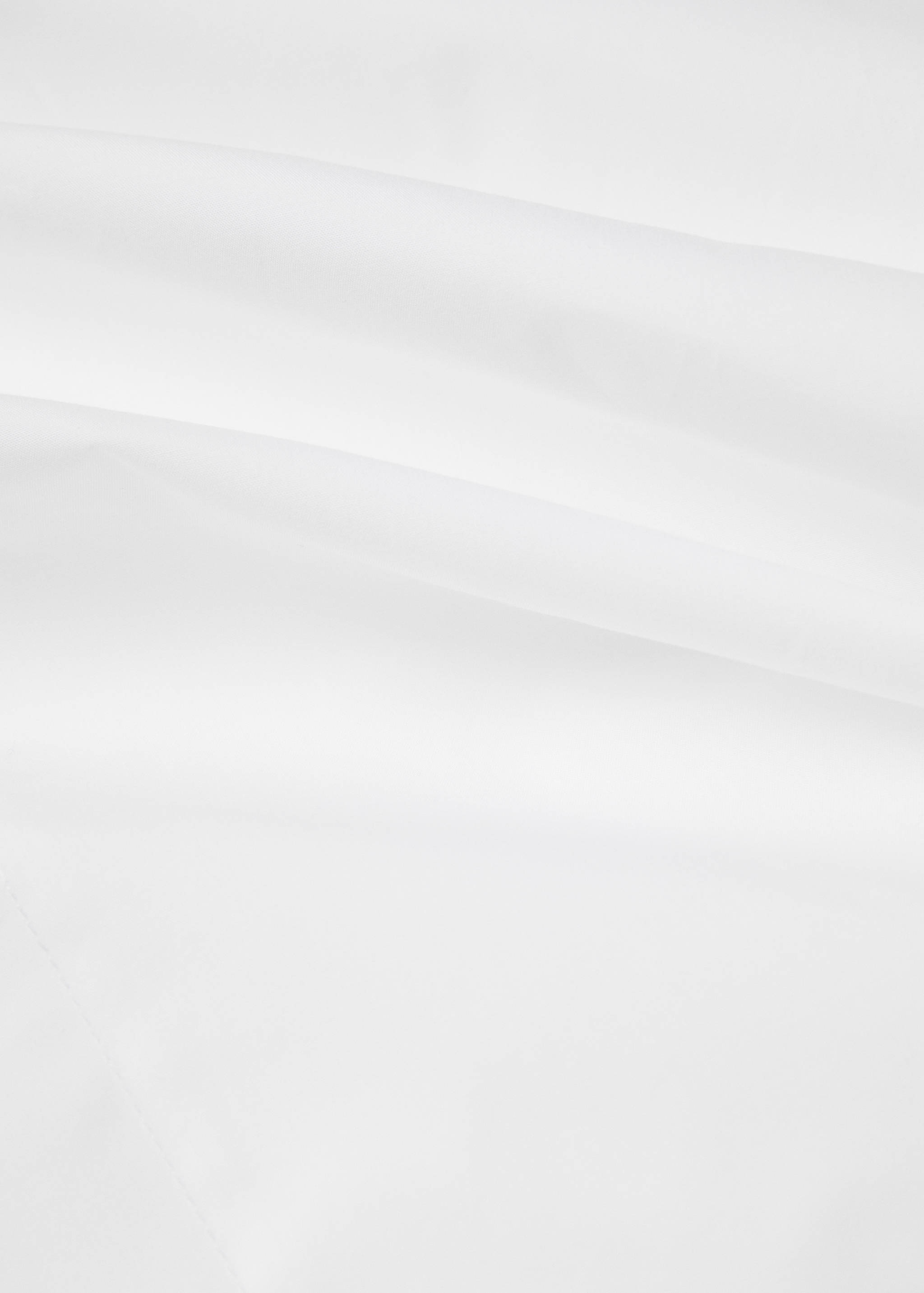 Double-embroidered flat sheet for king bed - Details of the article 2