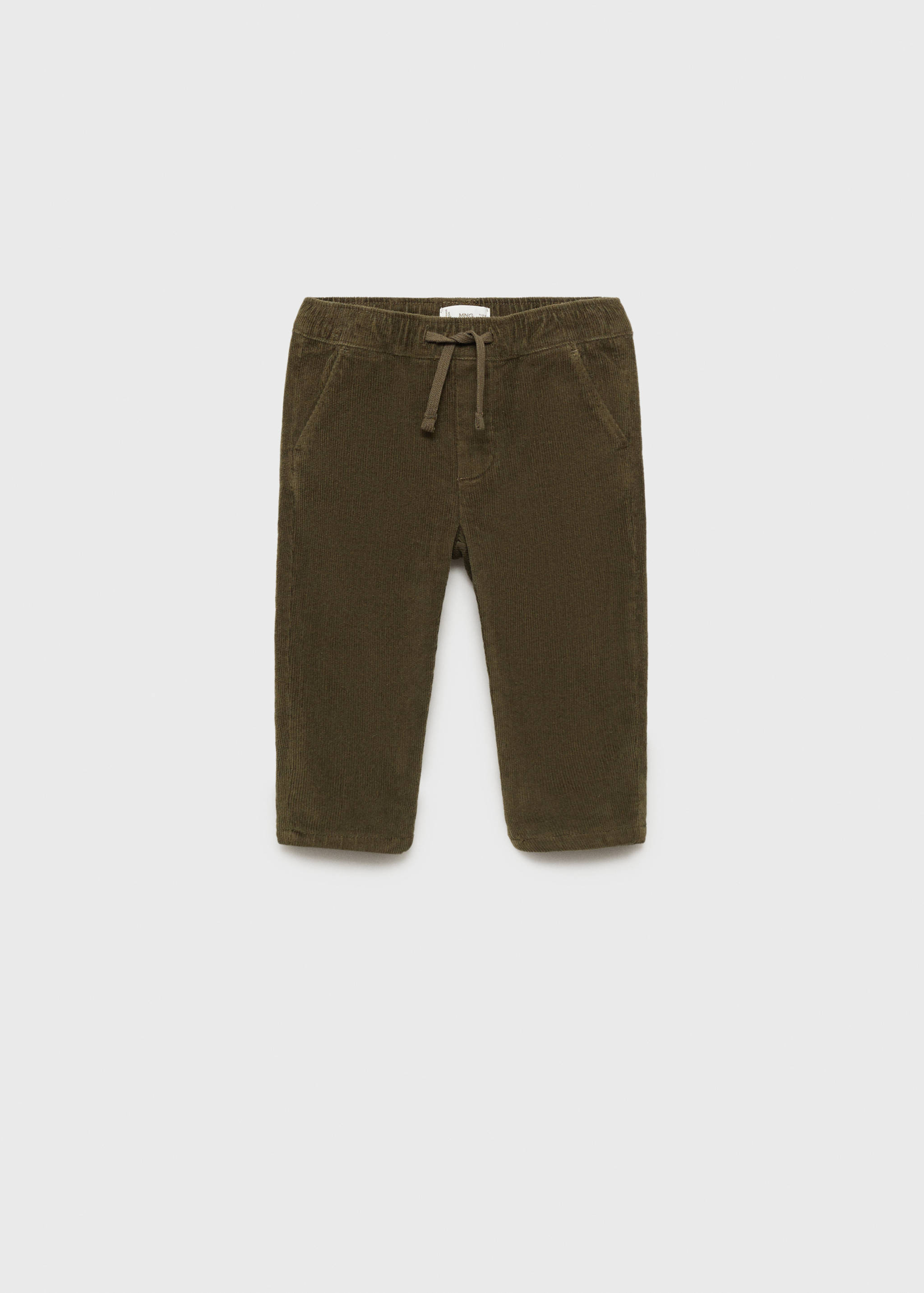 Lined corduroy pants - Article without model