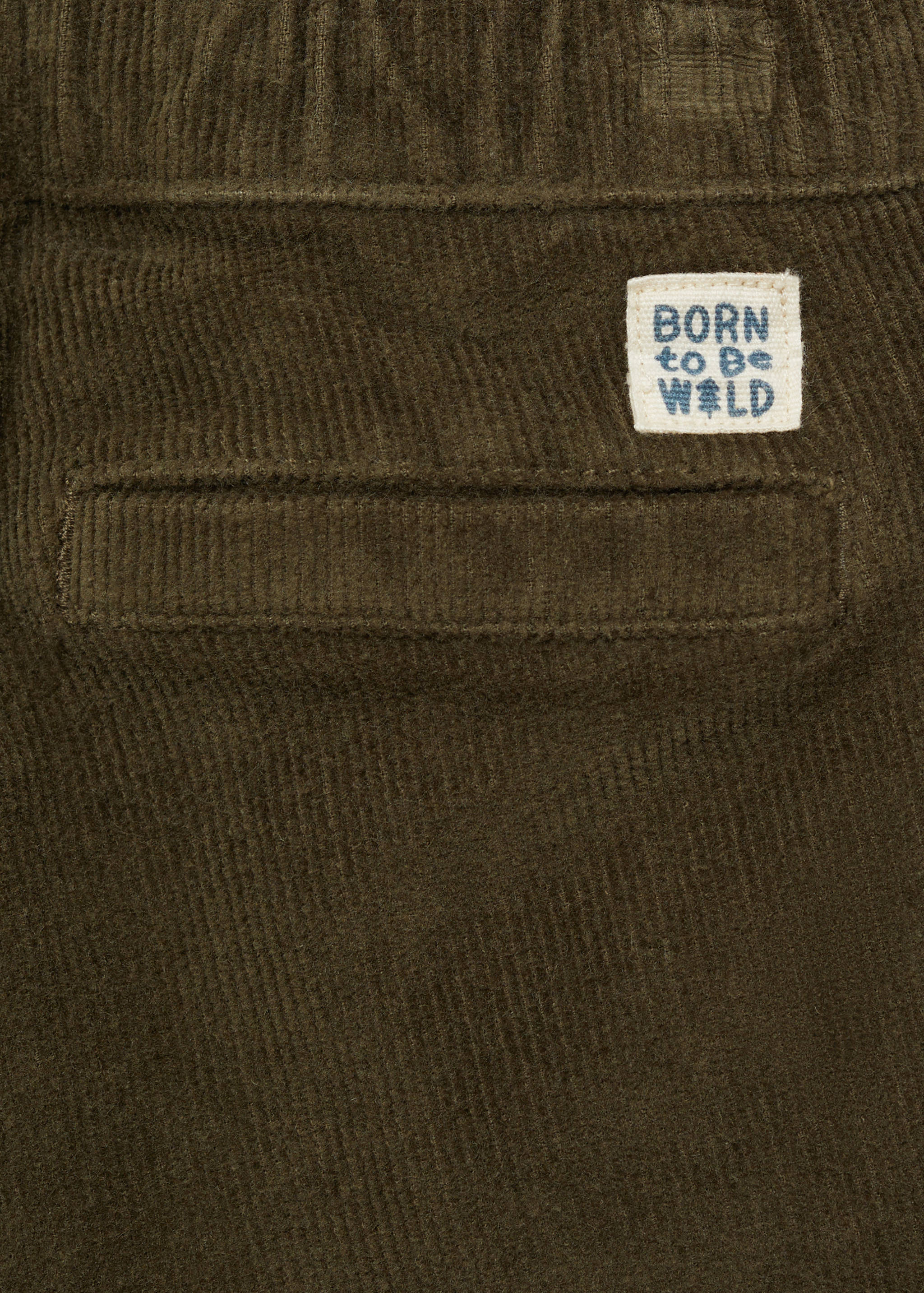 Lined corduroy pants - Details of the article 0