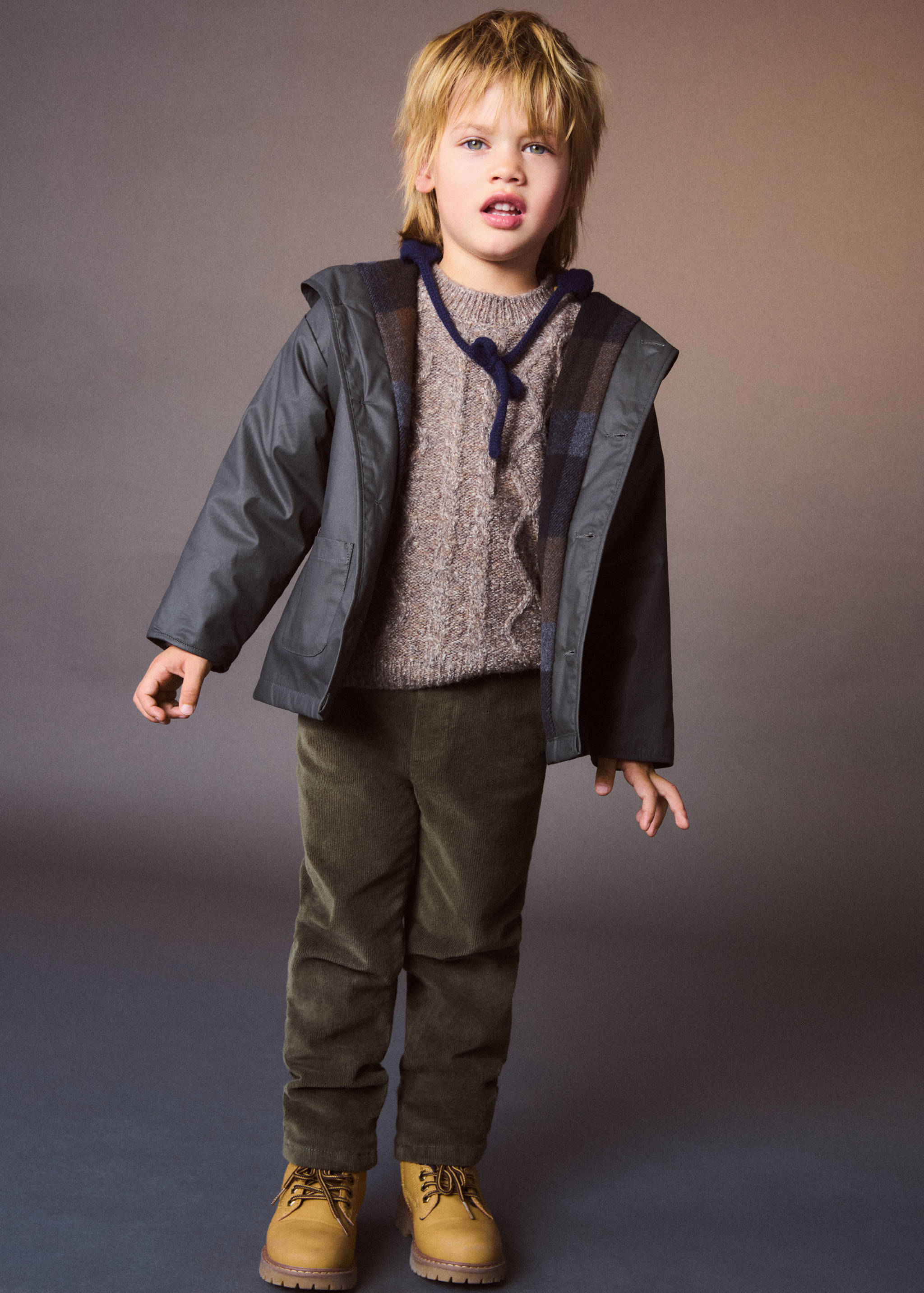 Lined corduroy pants - Details of the article 5