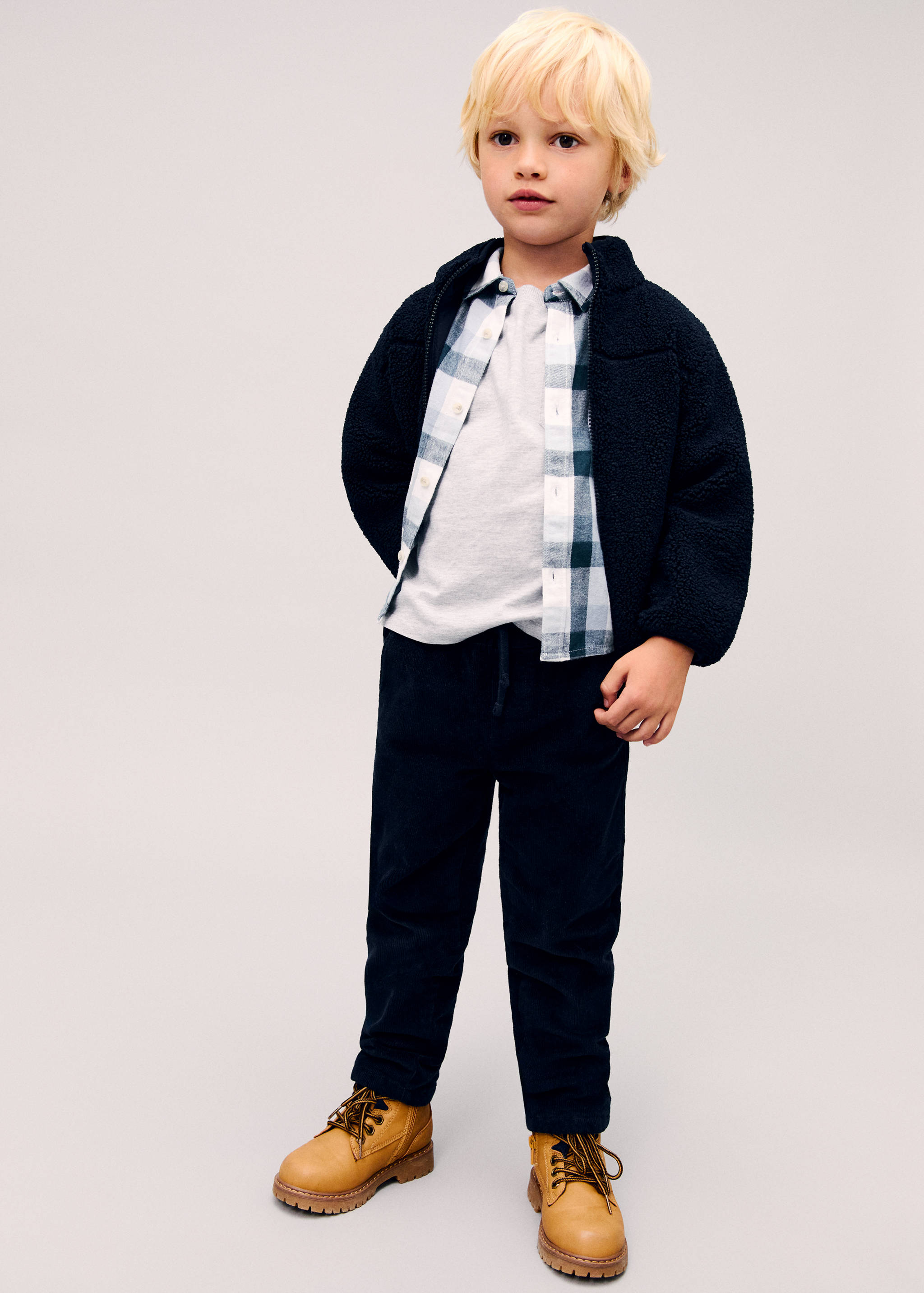 Lined corduroy pants - Details of the article 5