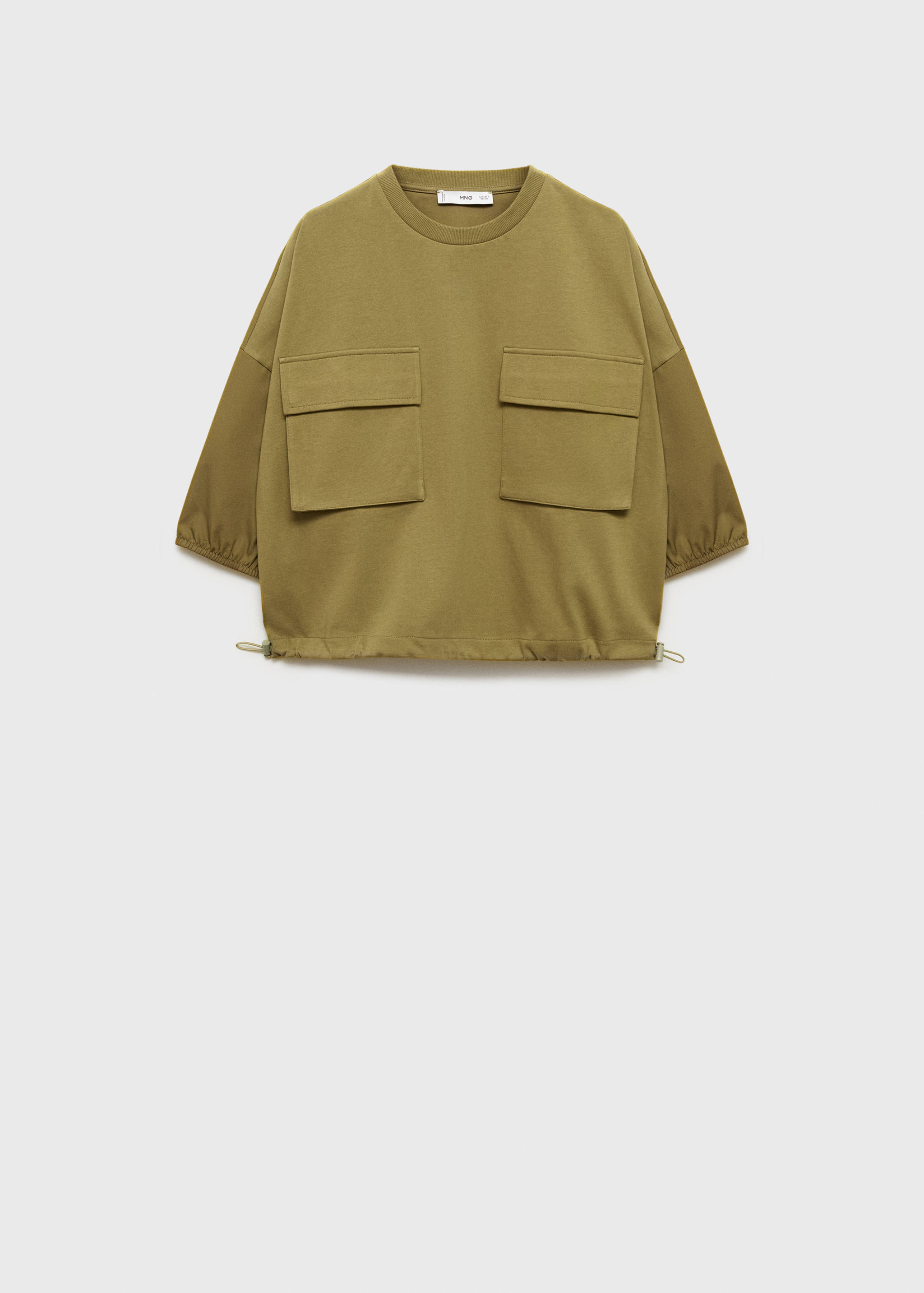 Katoenen T-shirt met zakken - Artikel zonder model