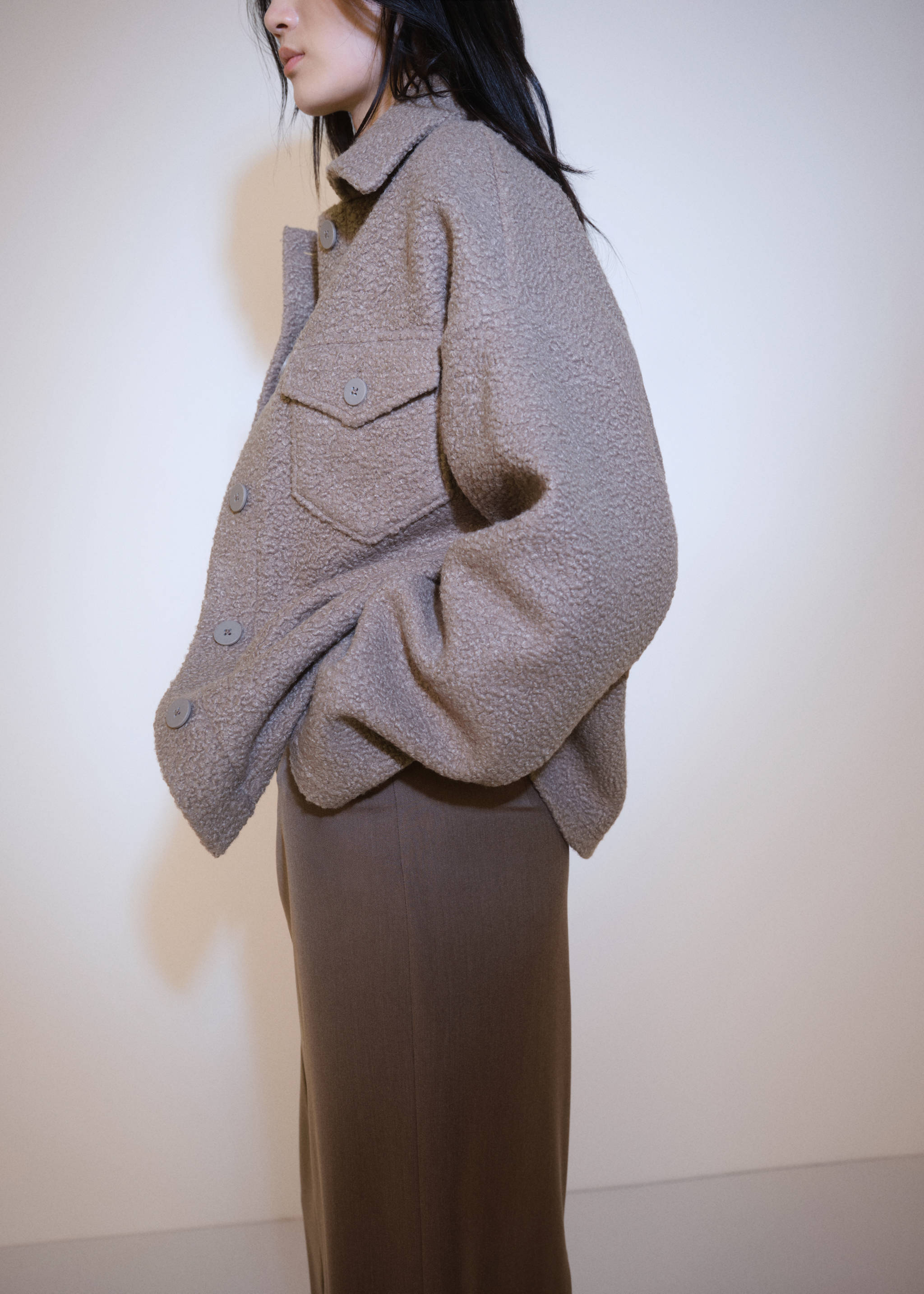 Bouclé jacket with pockets - Details of the article 6