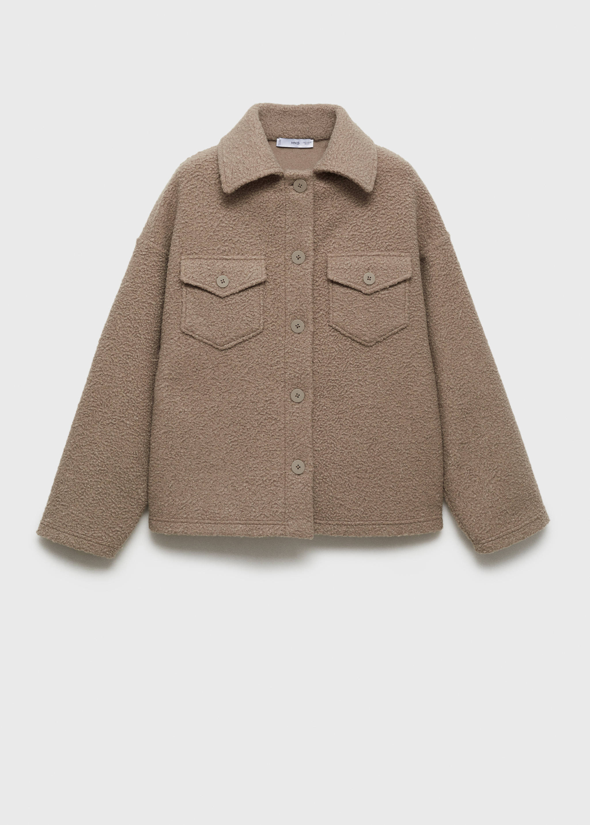 Bouclé jacket with pockets - Article without model