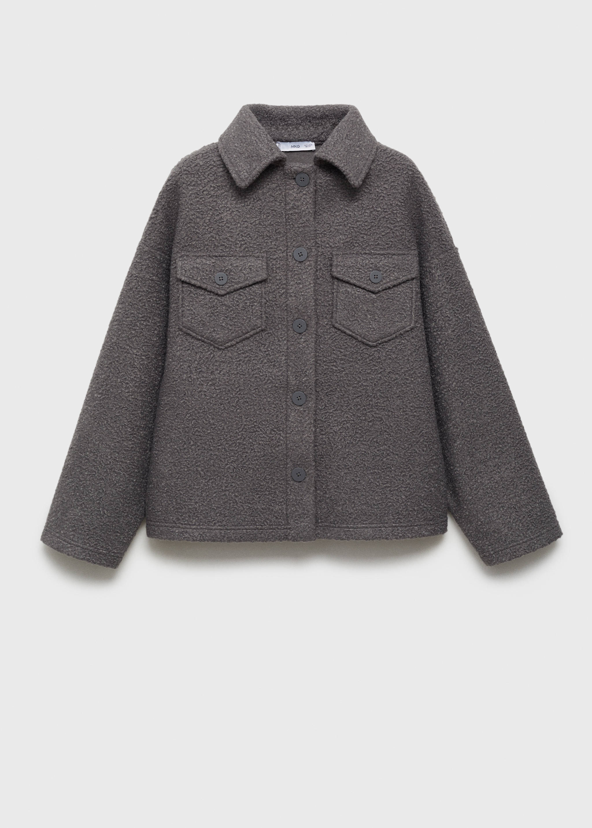 Bouclé jacket with pockets - Article without model