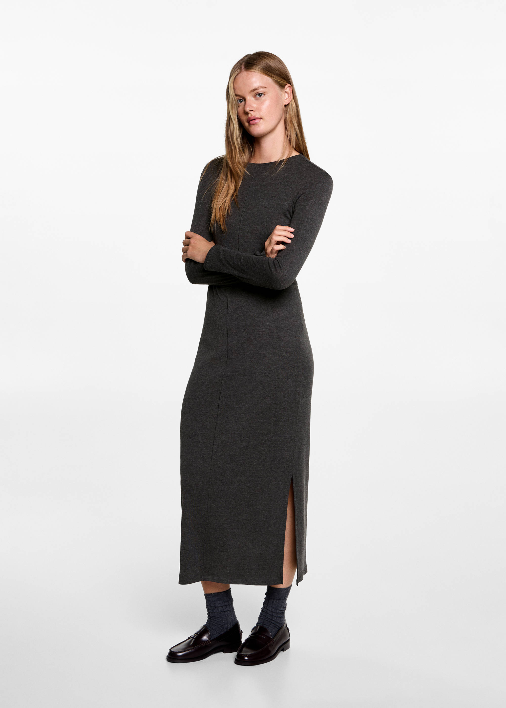 Robe manches longues ouverture - Plan général