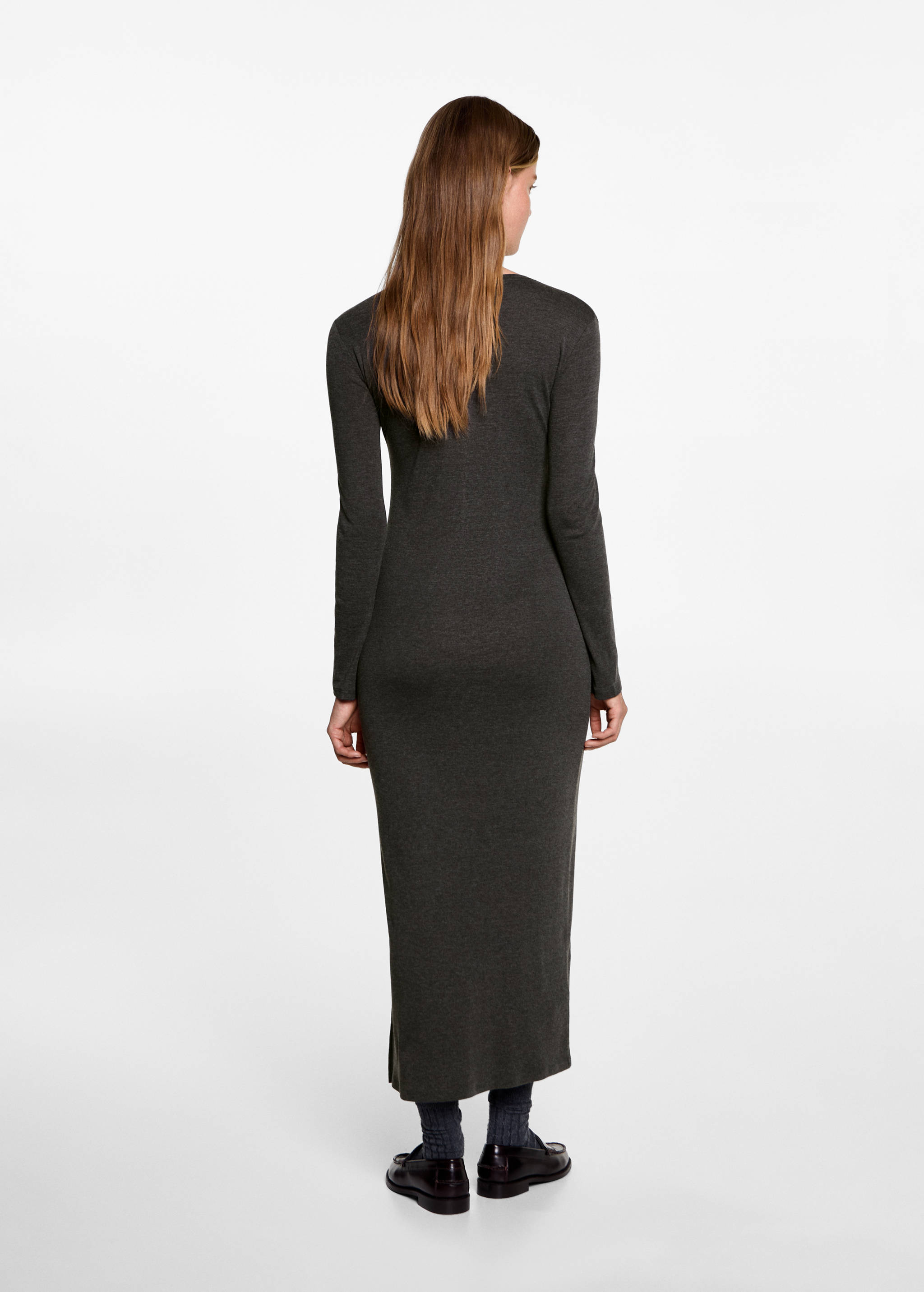 Robe manches longues ouverture - Verso de l’article