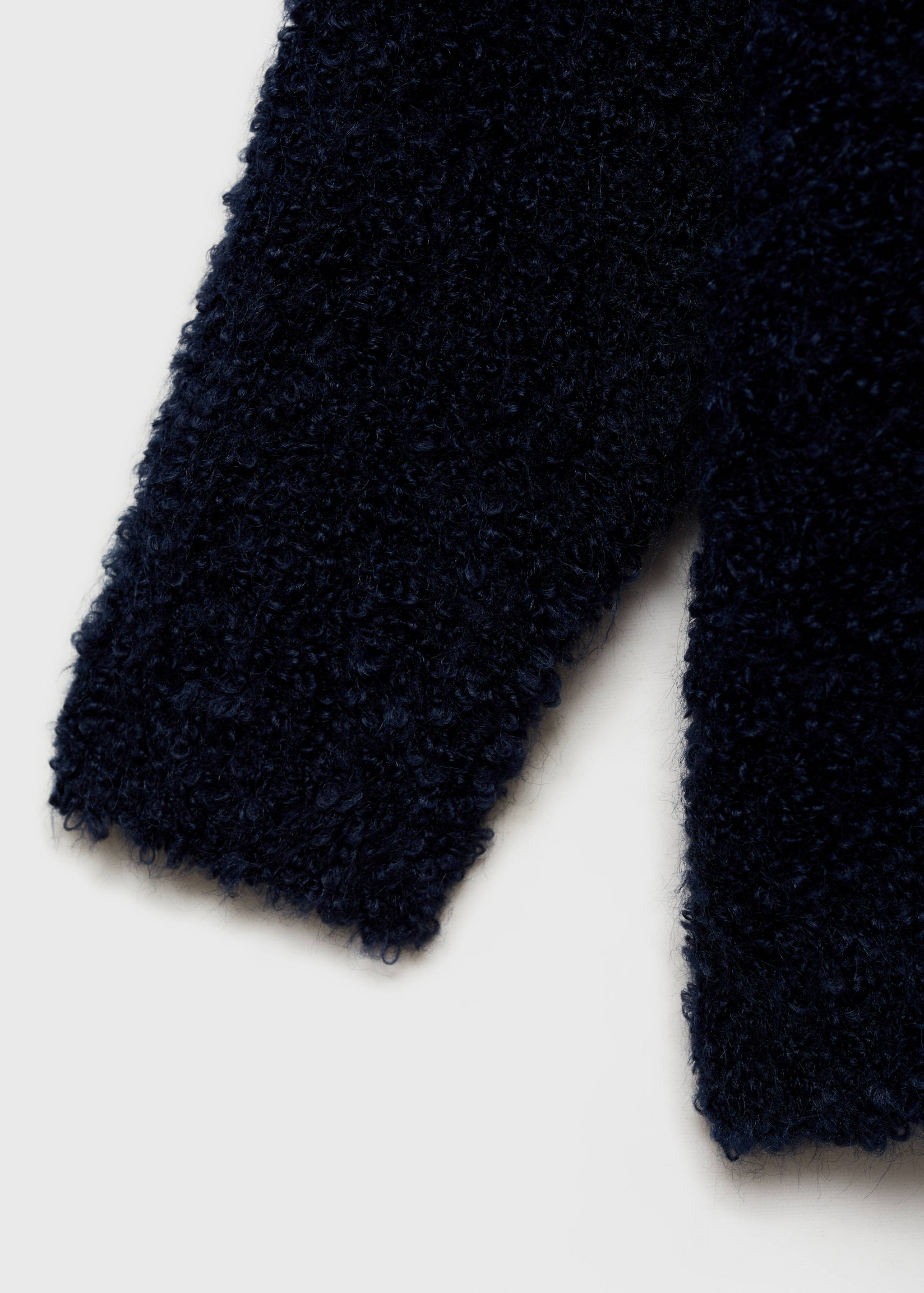 珠皮呢针织开衫 - null