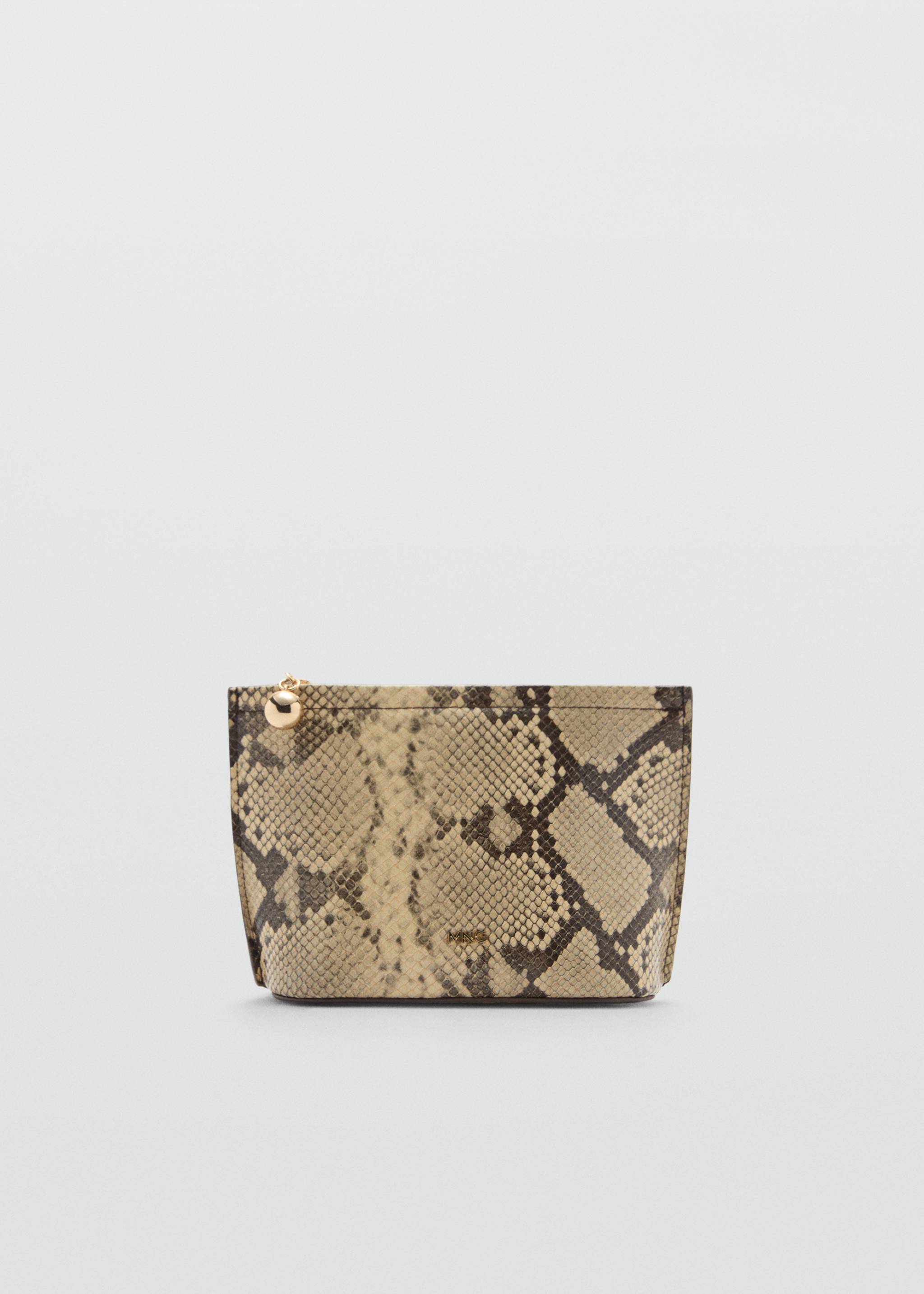 Faux-leather toiletry bag - Article without model
