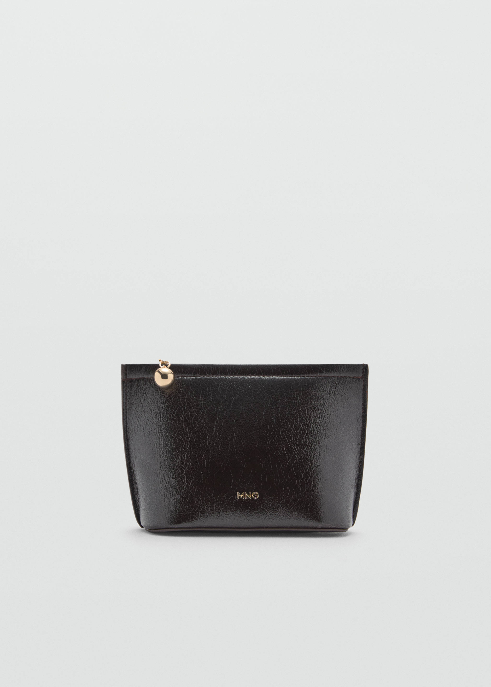 Faux-leather toiletry bag - Article without model
