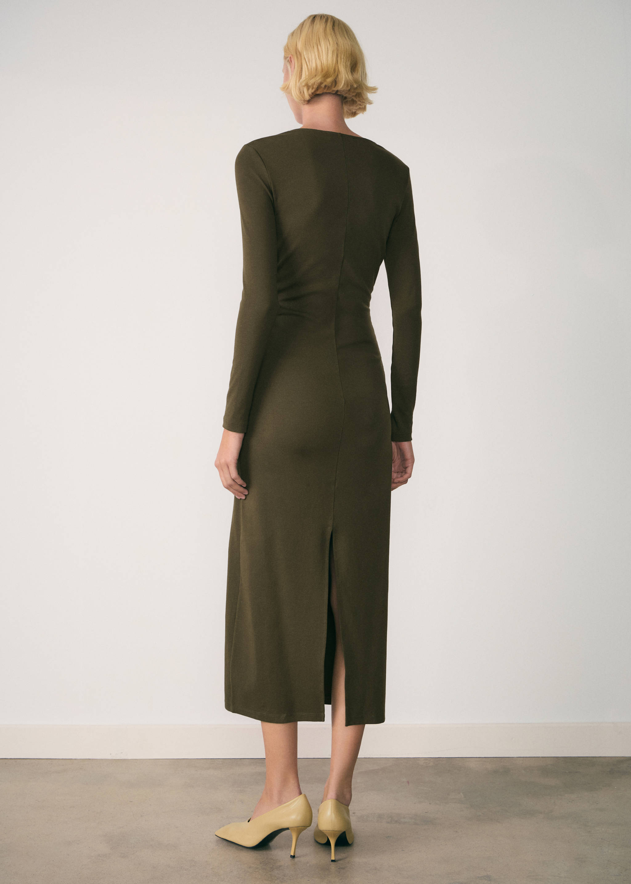 Cotton midi dress - Reverse of the article