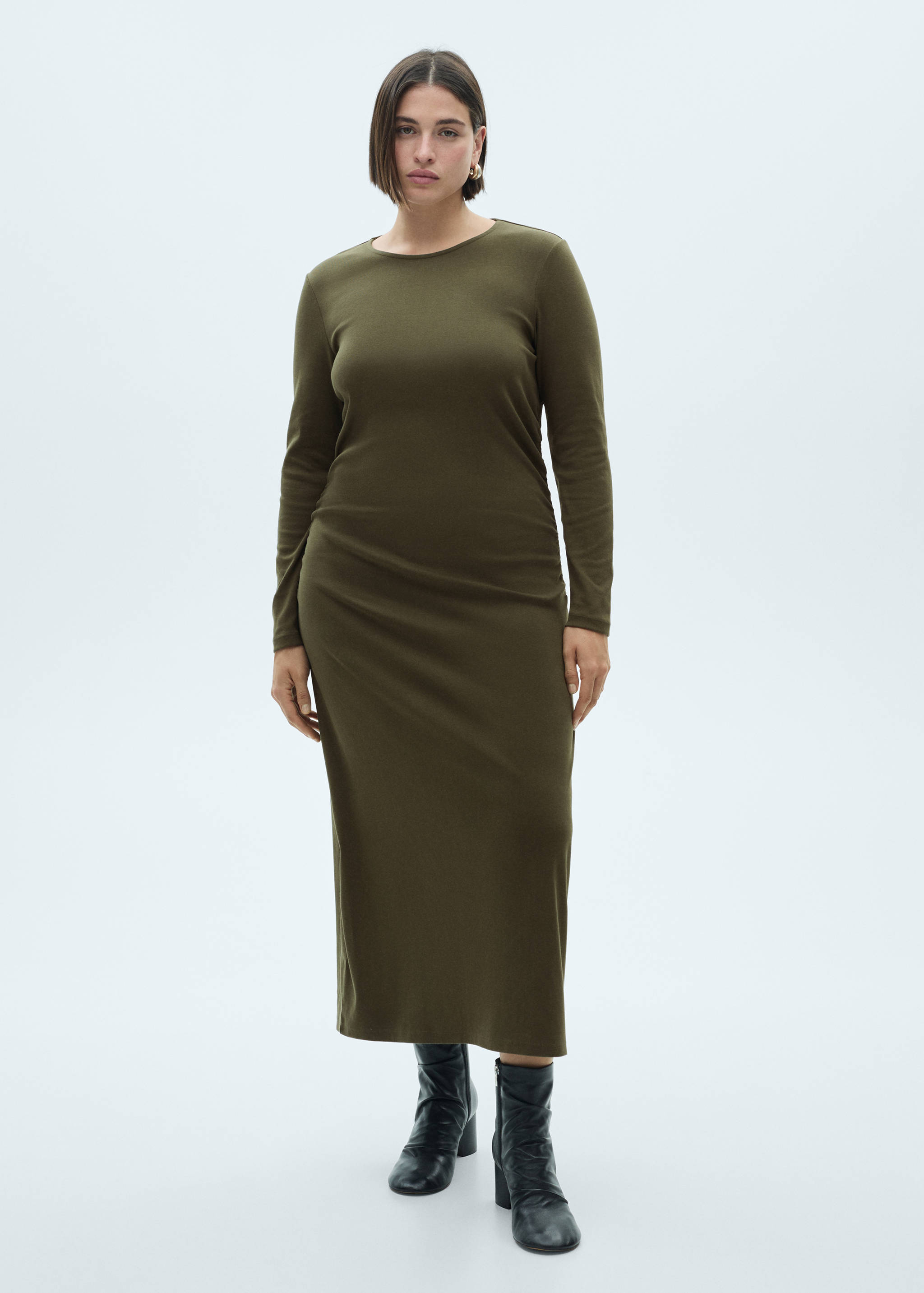 Cotton midi dress - Details of the article 3