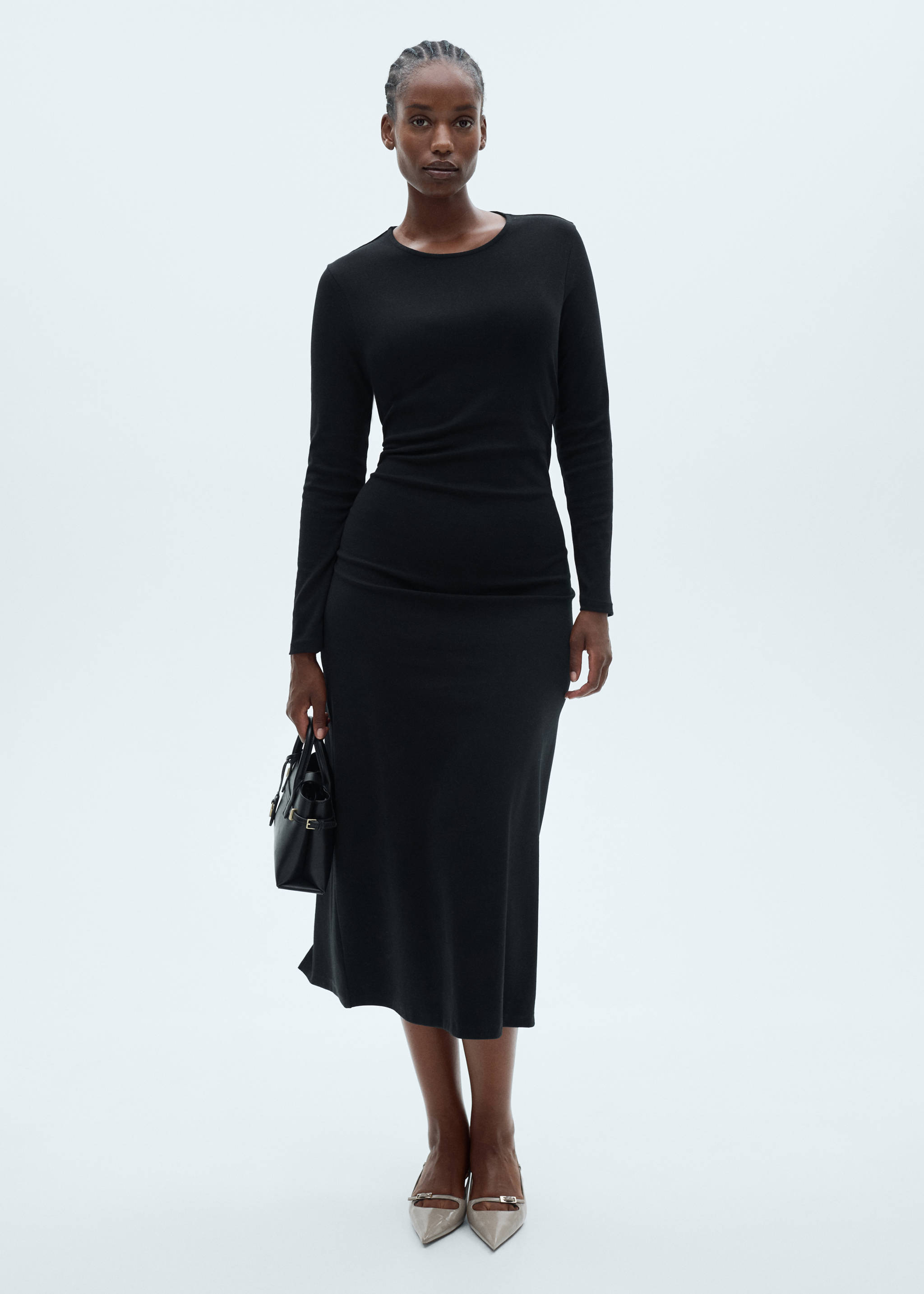 Cotton midi dress - Details of the article 3