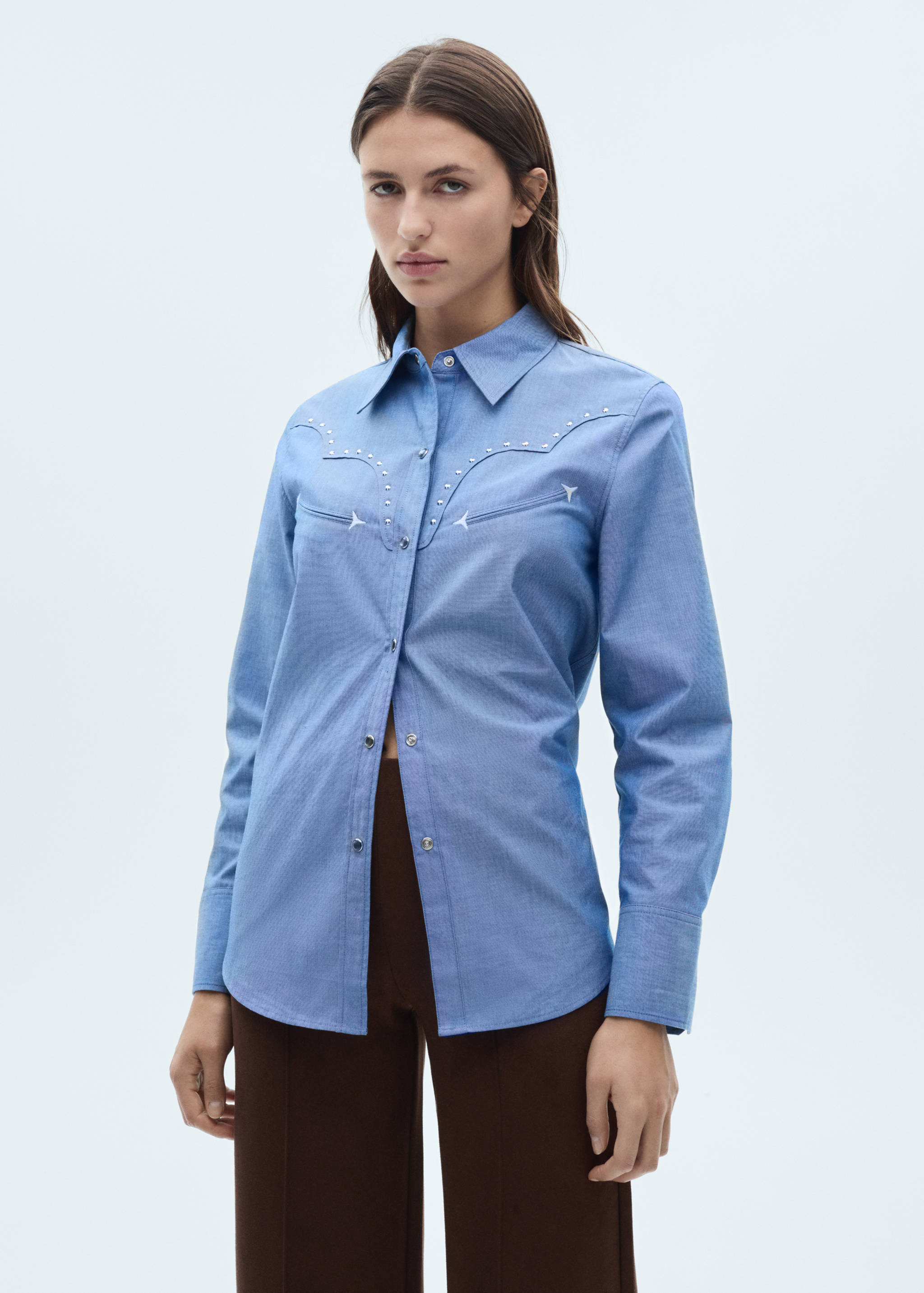 Pantalon wideleg effet daim - Détail de l'article 1