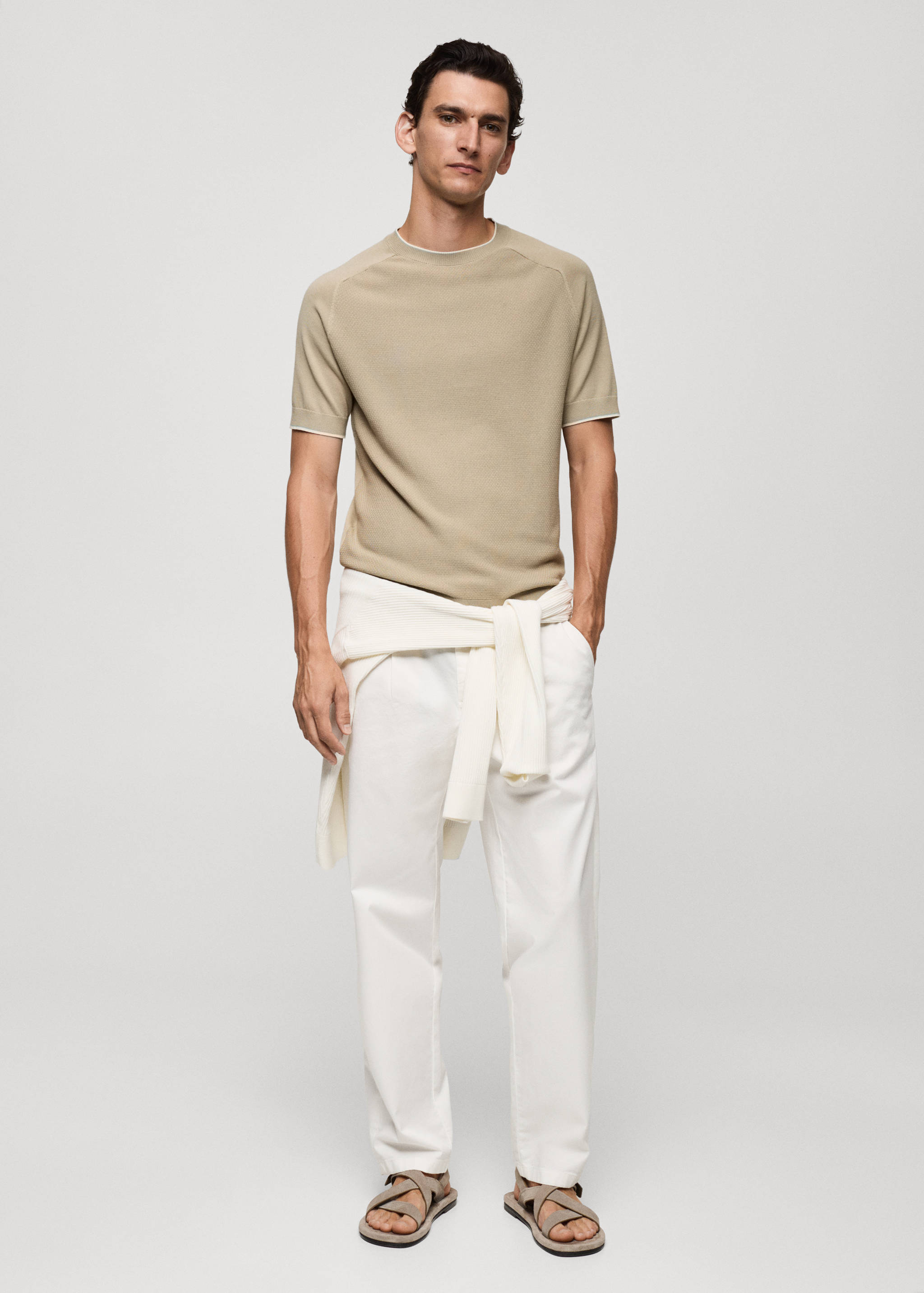 荷叶边鞋跟皮鞋 - null