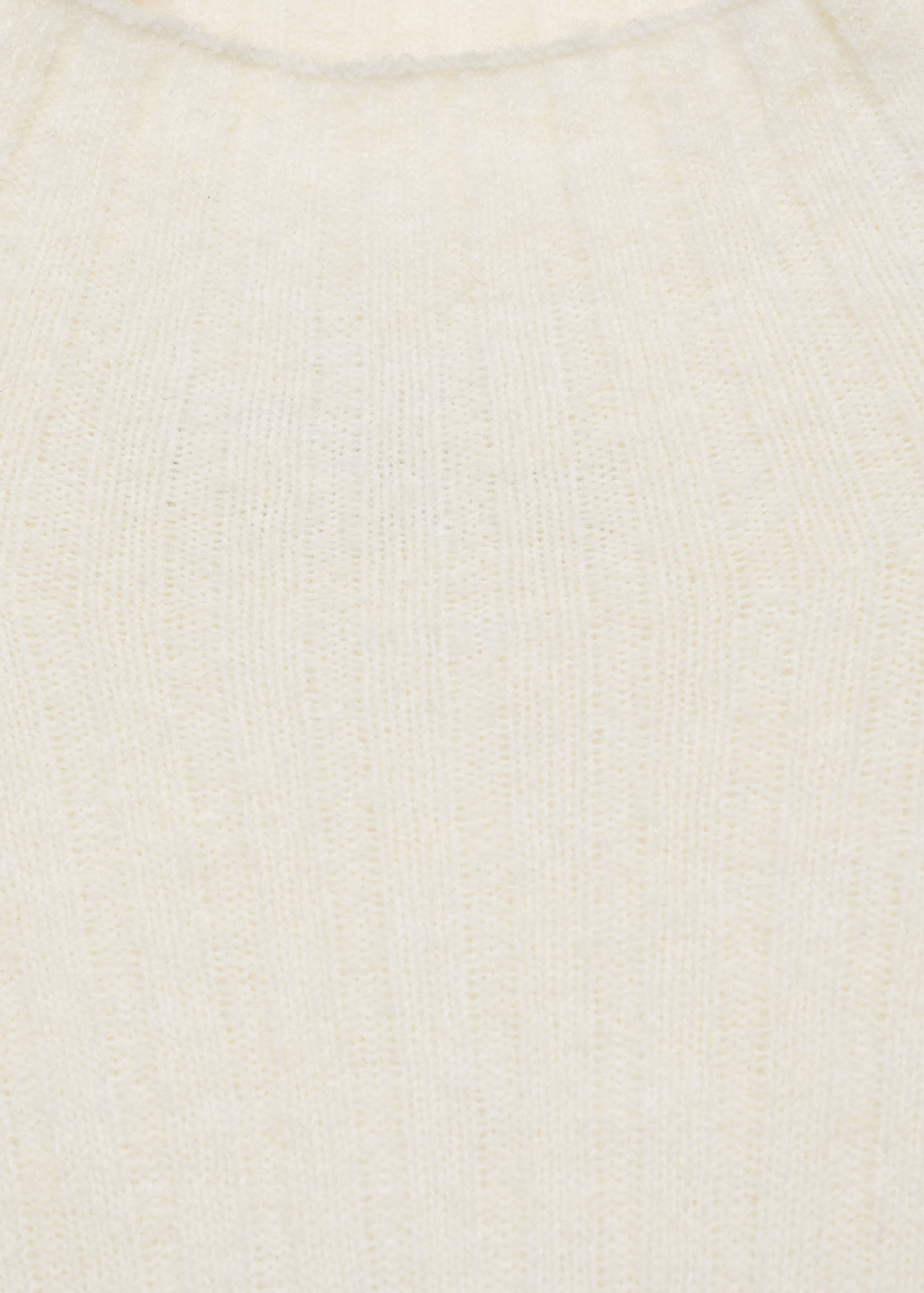 Ribbed knit dress with opening - Details of the article 8